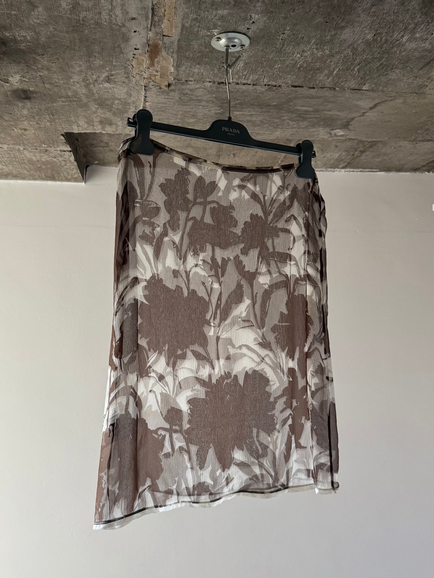 SS 01 Prada Sheer Skirt