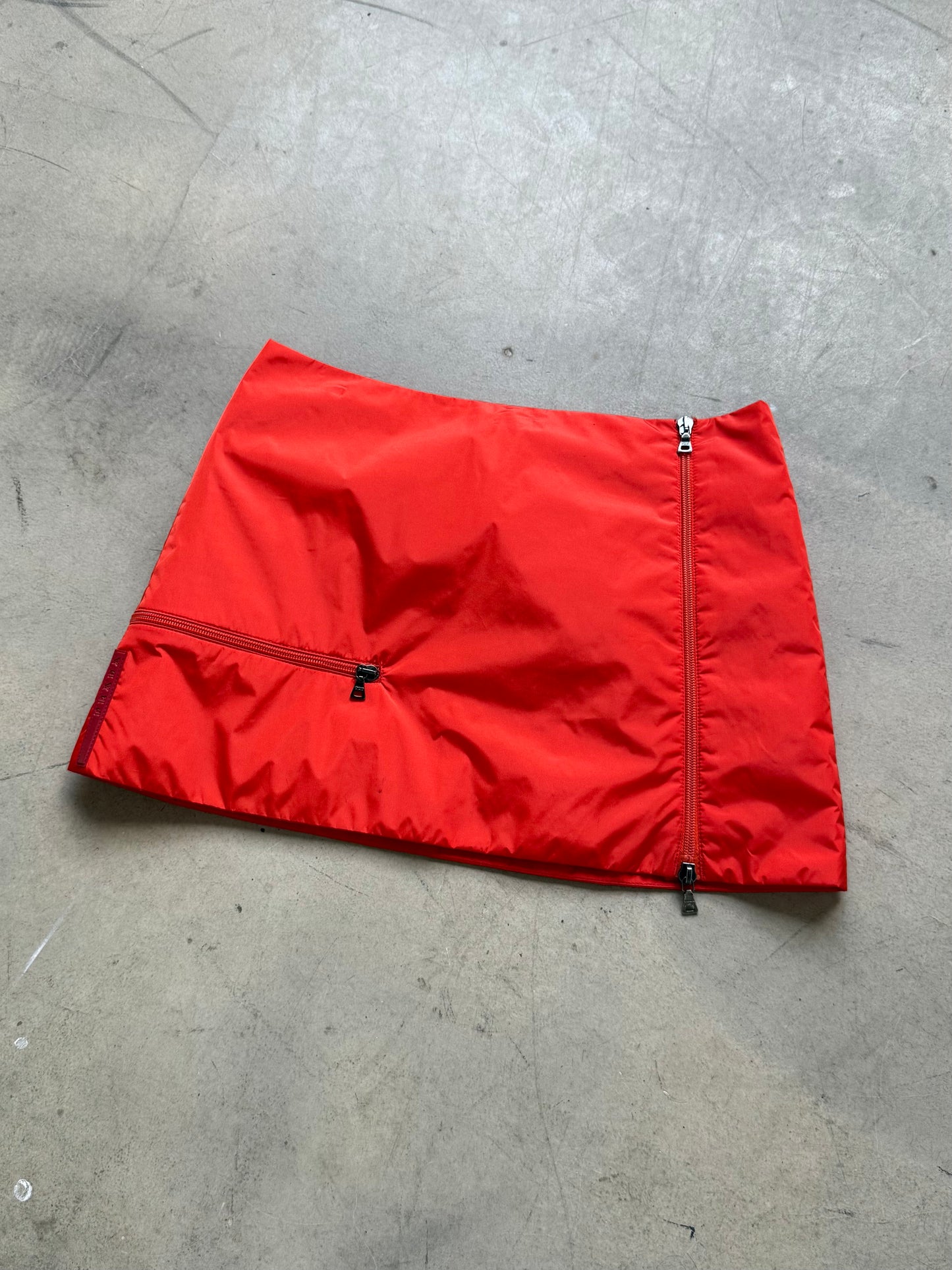 FW 99 Prada Sport Nylon Miniskirt