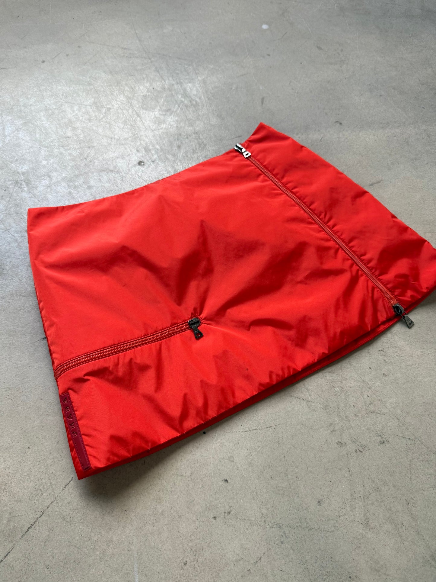 FW 99 Prada Sport Nylon Miniskirt