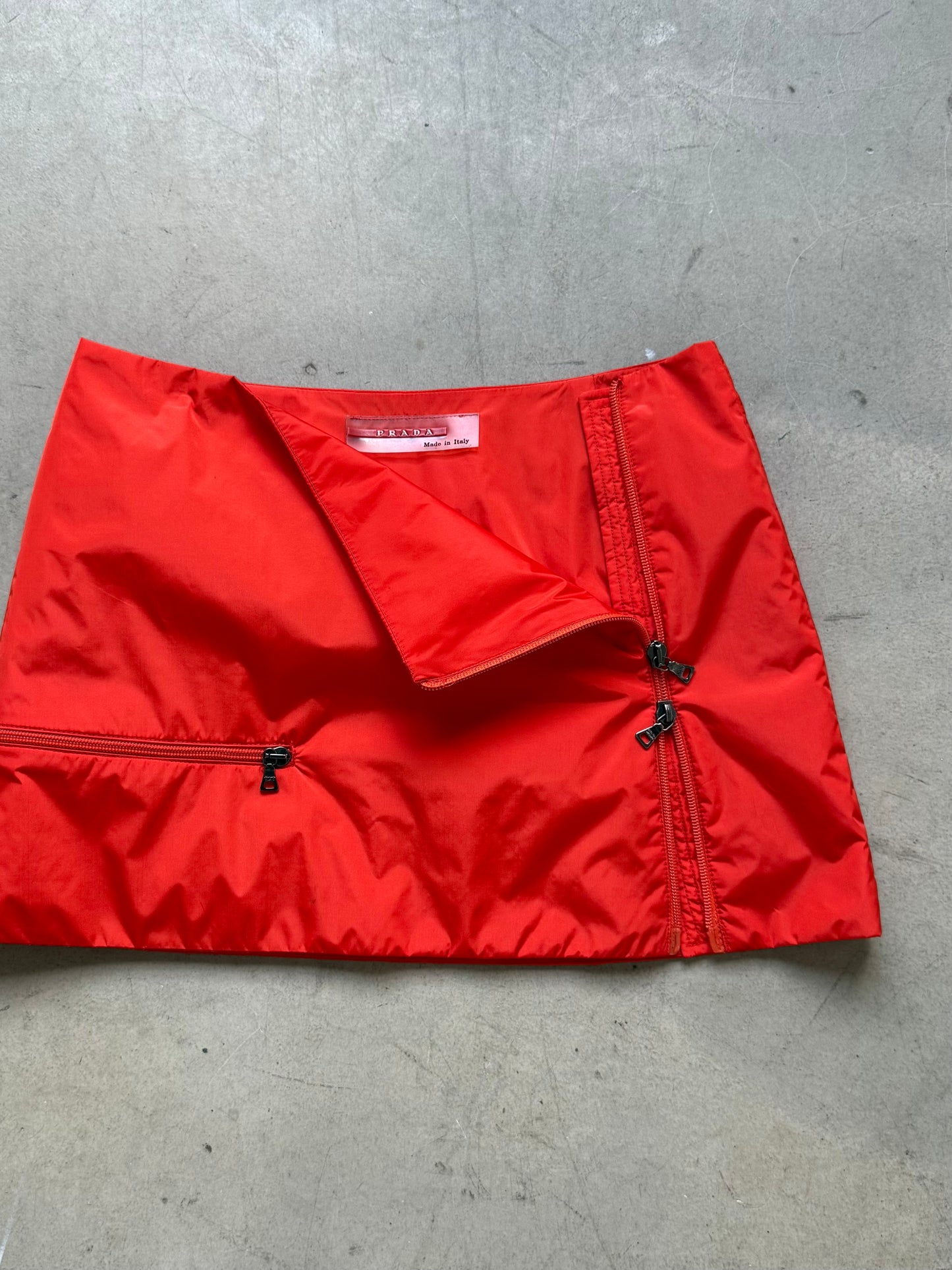 FW 99 Prada Sport Nylon Miniskirt