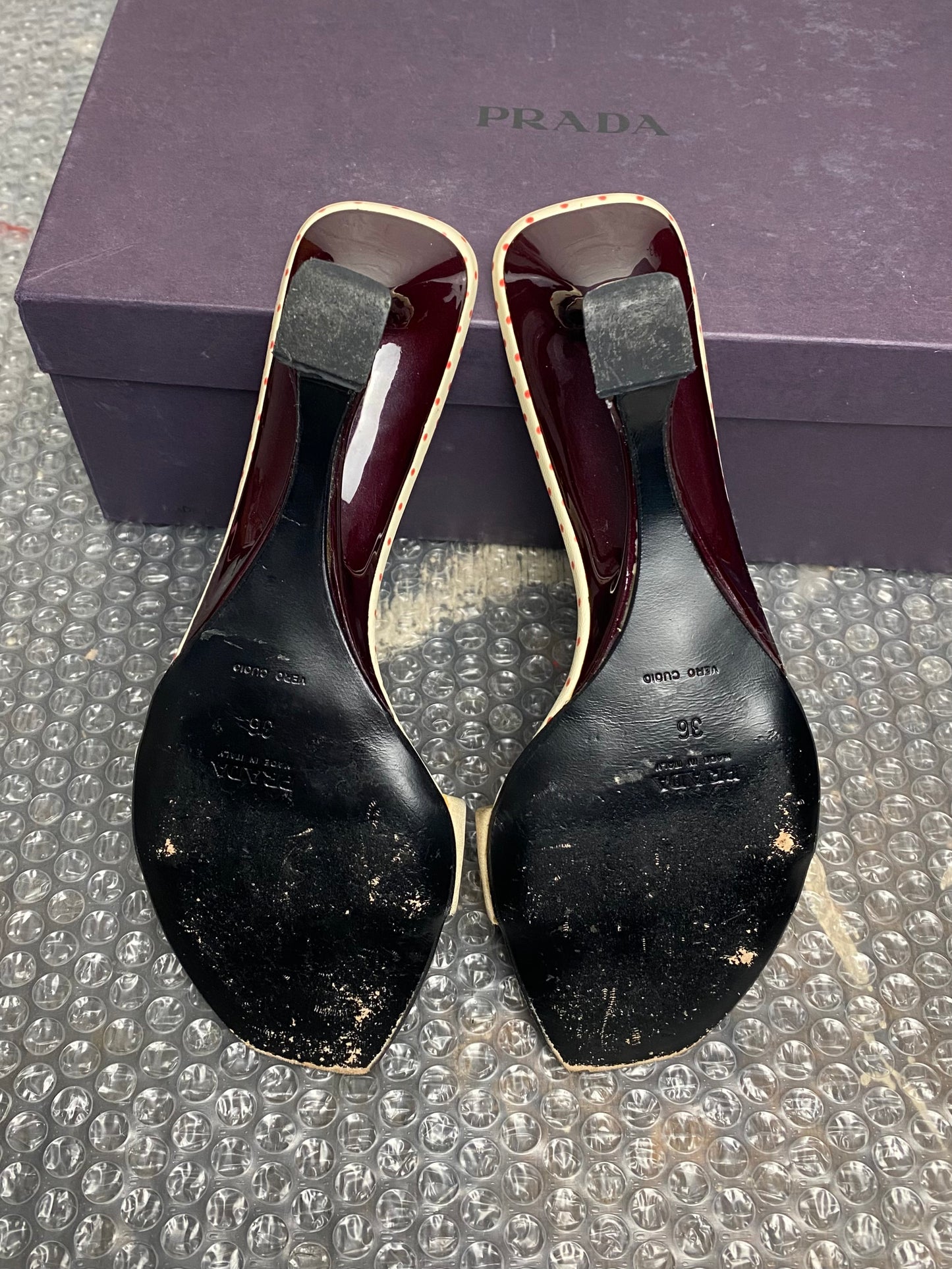 SS 00 Prada Lips Mules