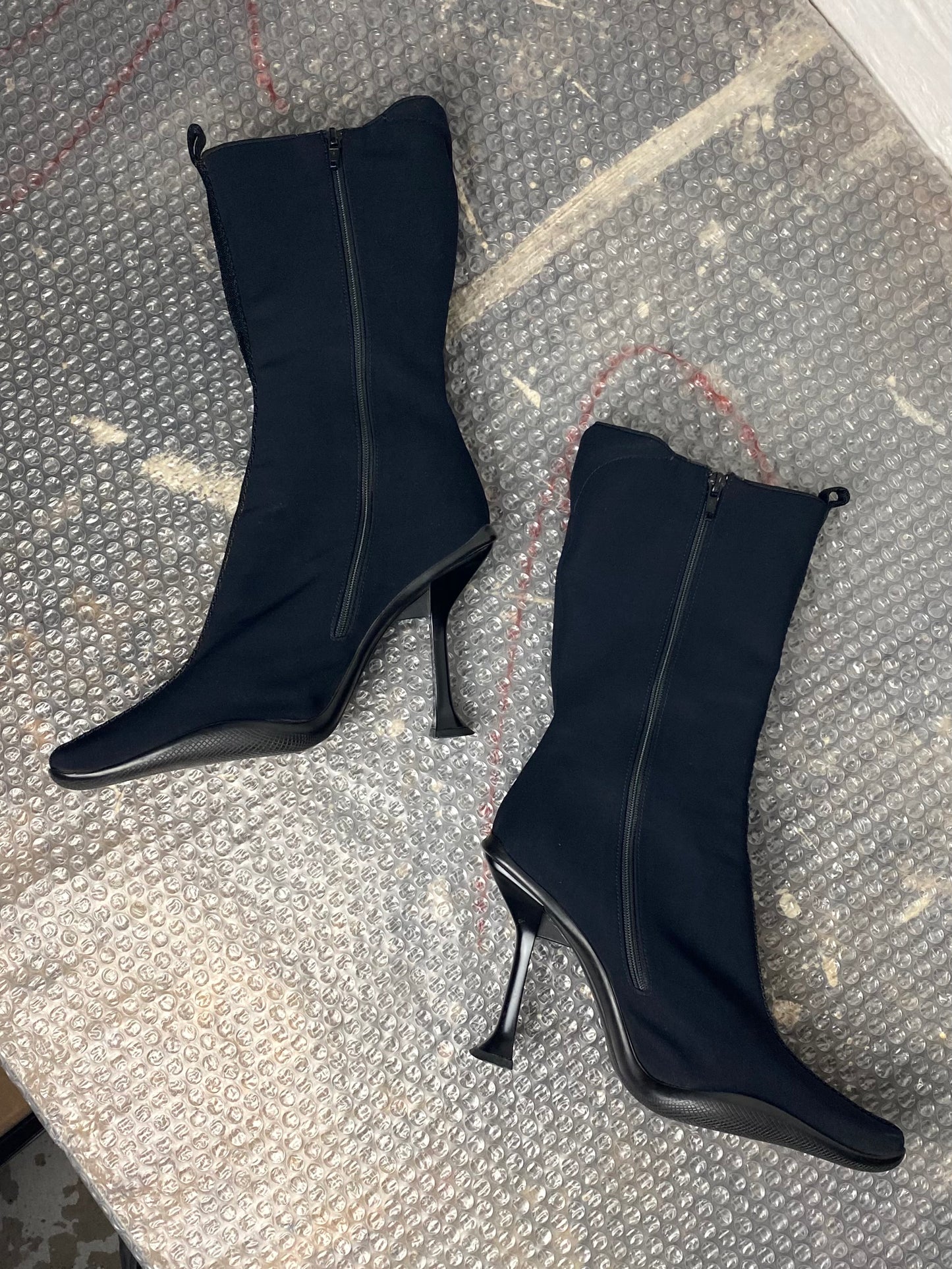 FW 99 Prada Heeled Boots