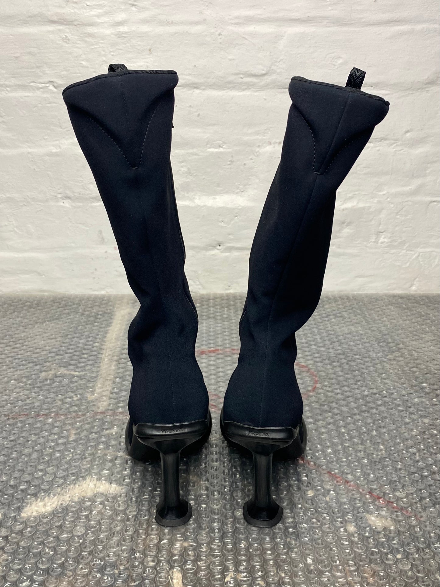 FW 99 Prada Heeled Boots