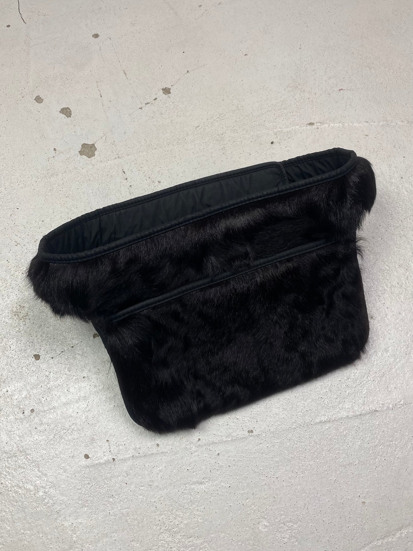 FW 99 Prada Sport Reversible Fur Waist Bag