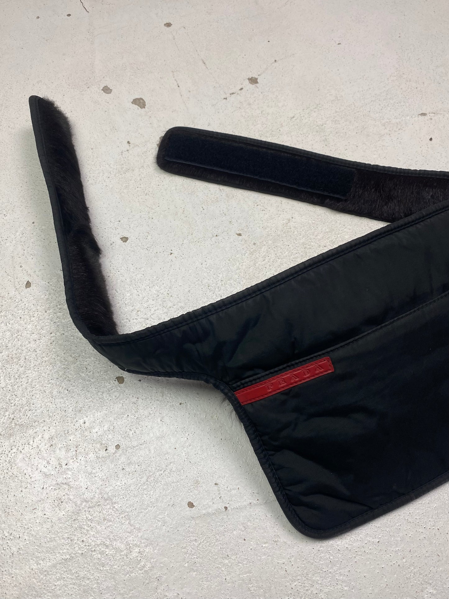 FW 99 Prada Sport Reversible Fur Waist Bag