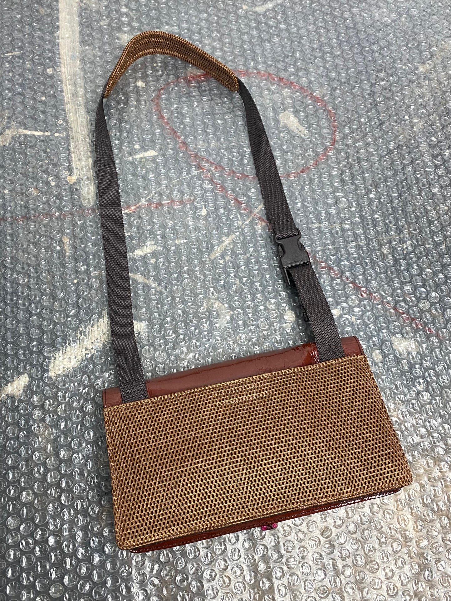 FW 99 Miu Miu Patent Shoulder Bag