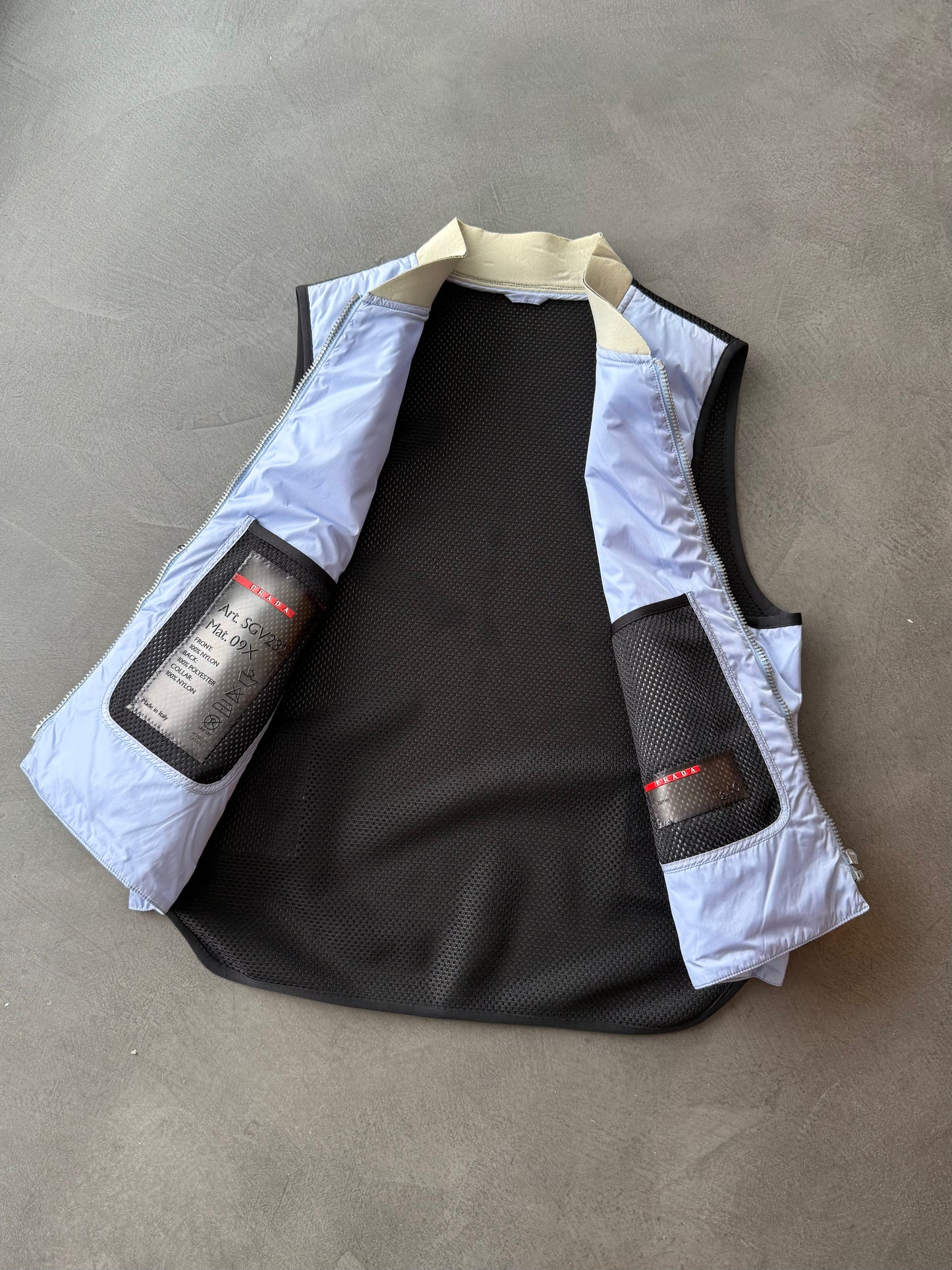 SS 00 Prada Sport Nylon & Mesh Vest