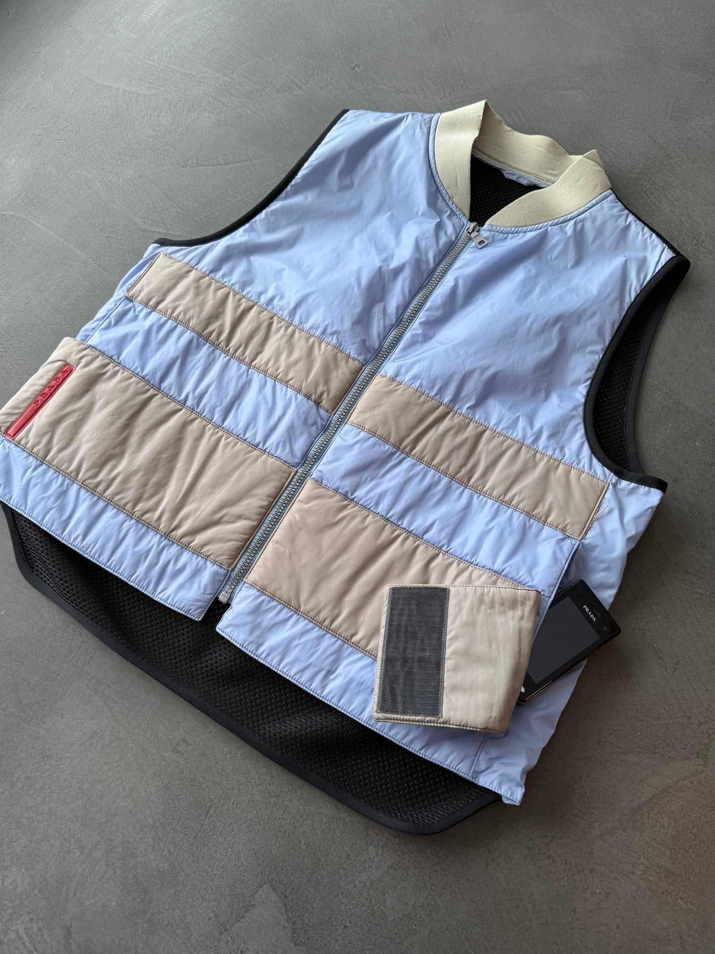 SS 00 Prada Sport Nylon & Mesh Vest