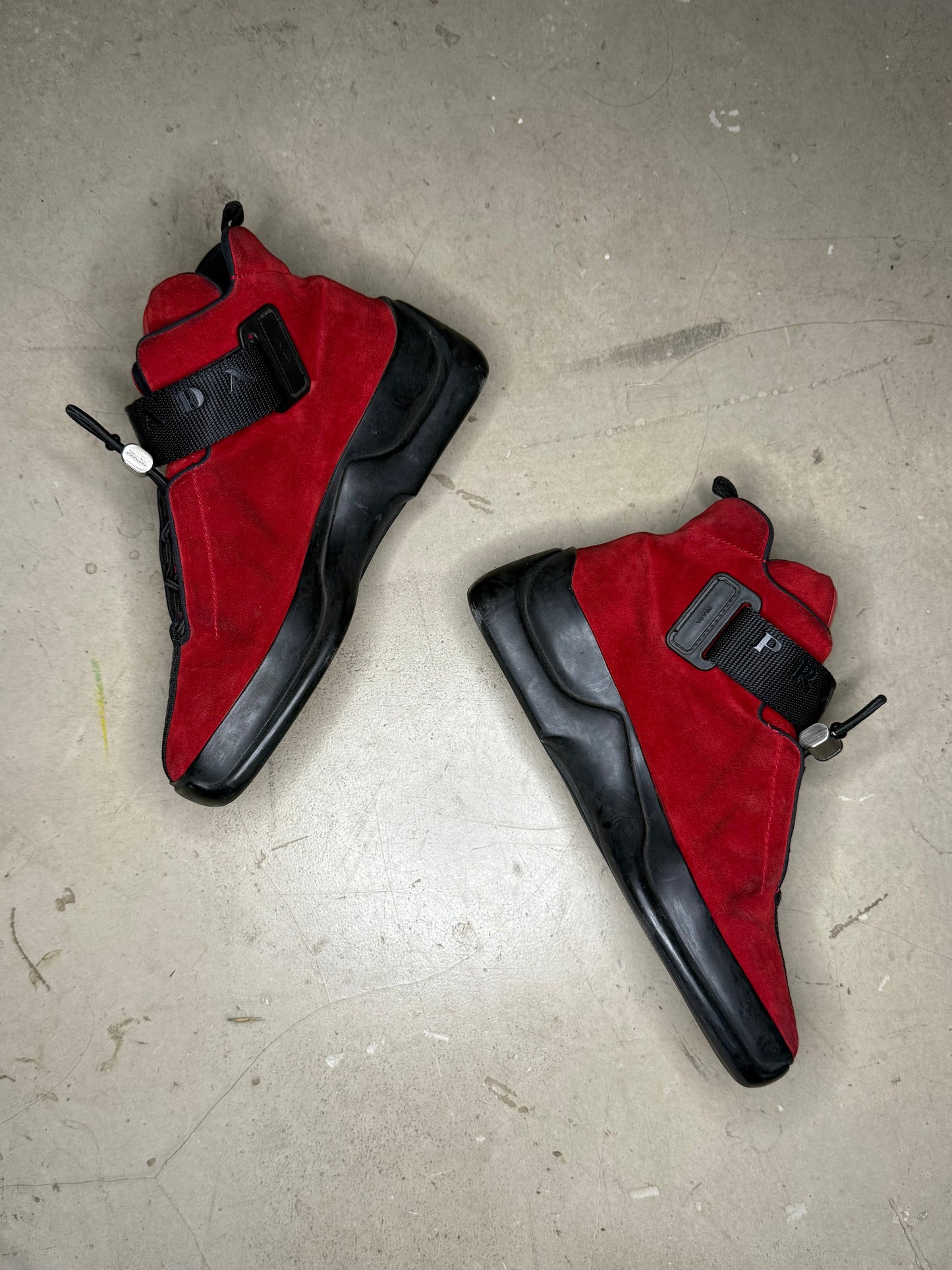 FW 99 Prada Sport Suede Boots