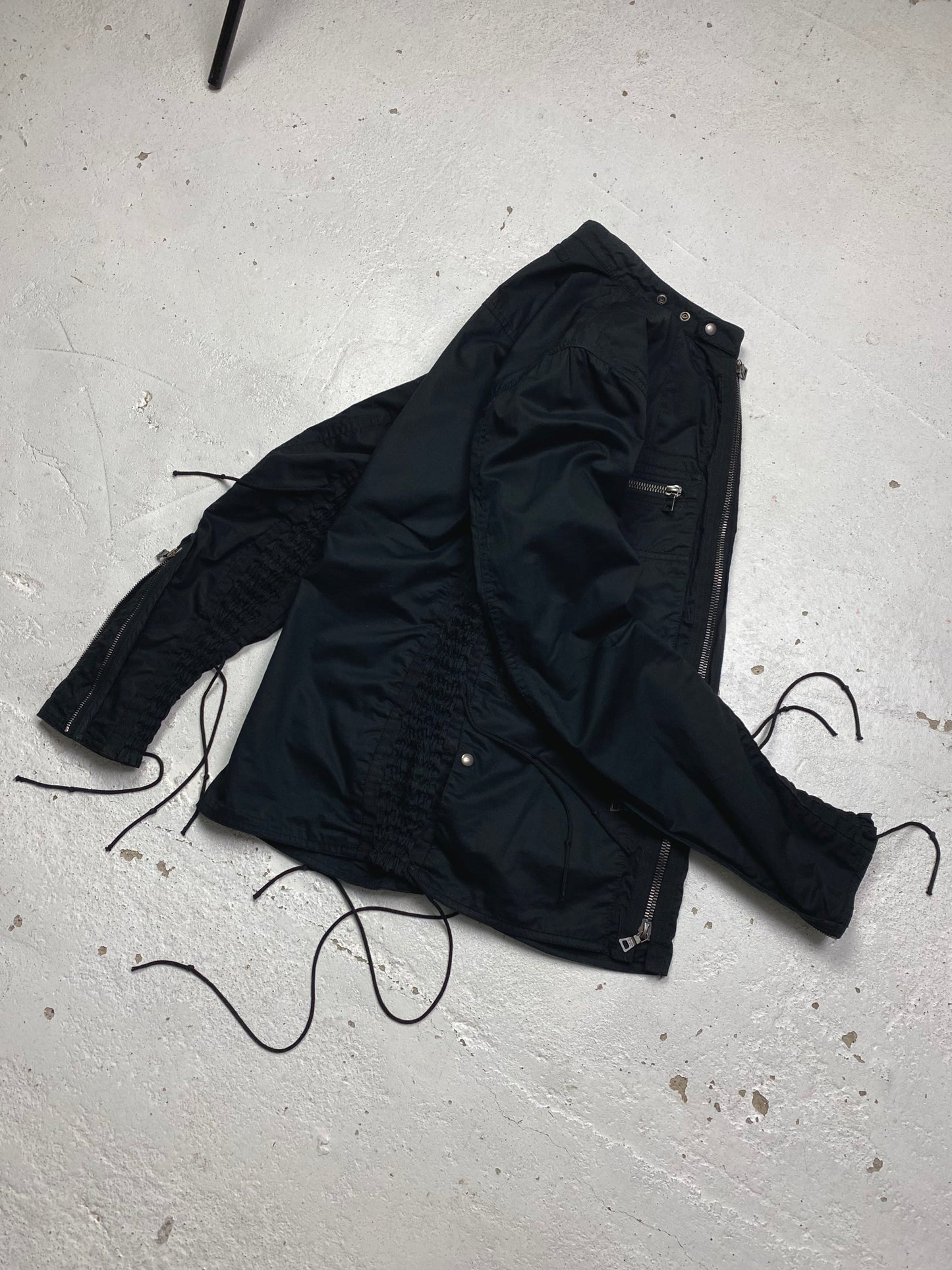 Prada Sport Concealed Lace-Up Jacket