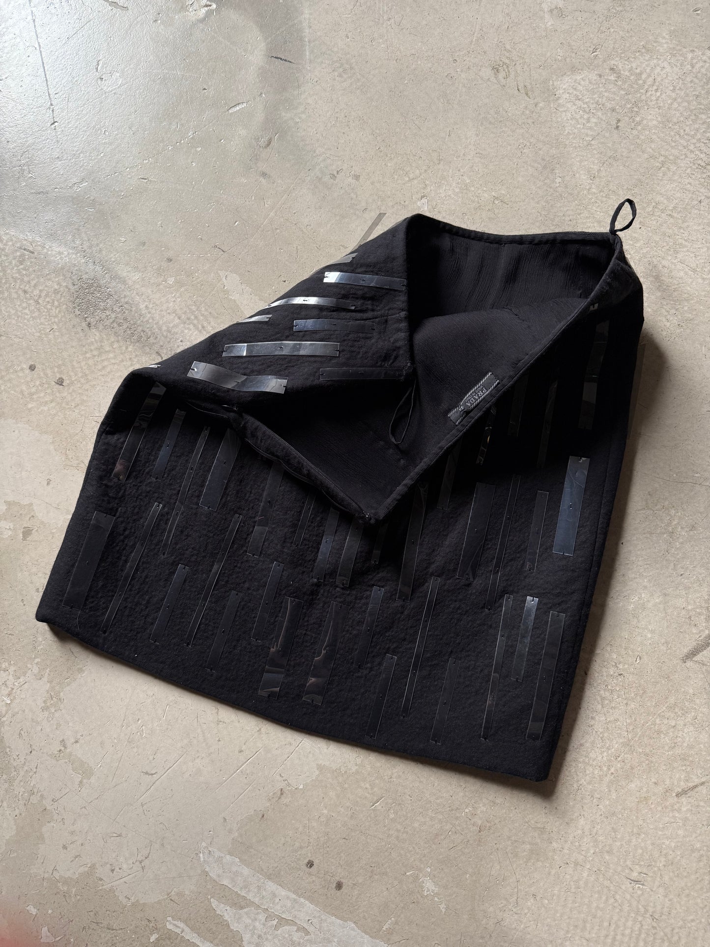 FW 98 Prada Plastic Embellished Wool Set