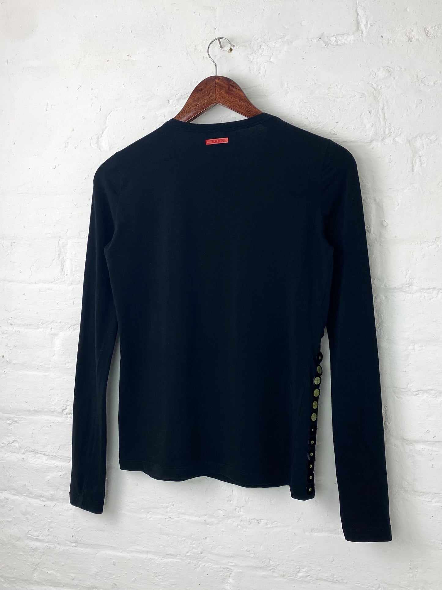 2008 Prada Linea Rossa Sequined Longsleeve