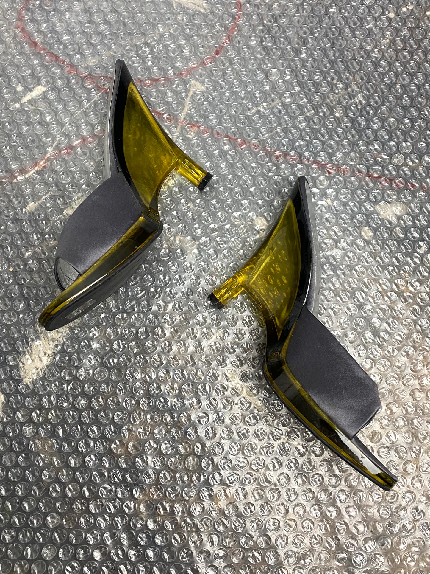 SS 98 Prada Plexiglass Heels