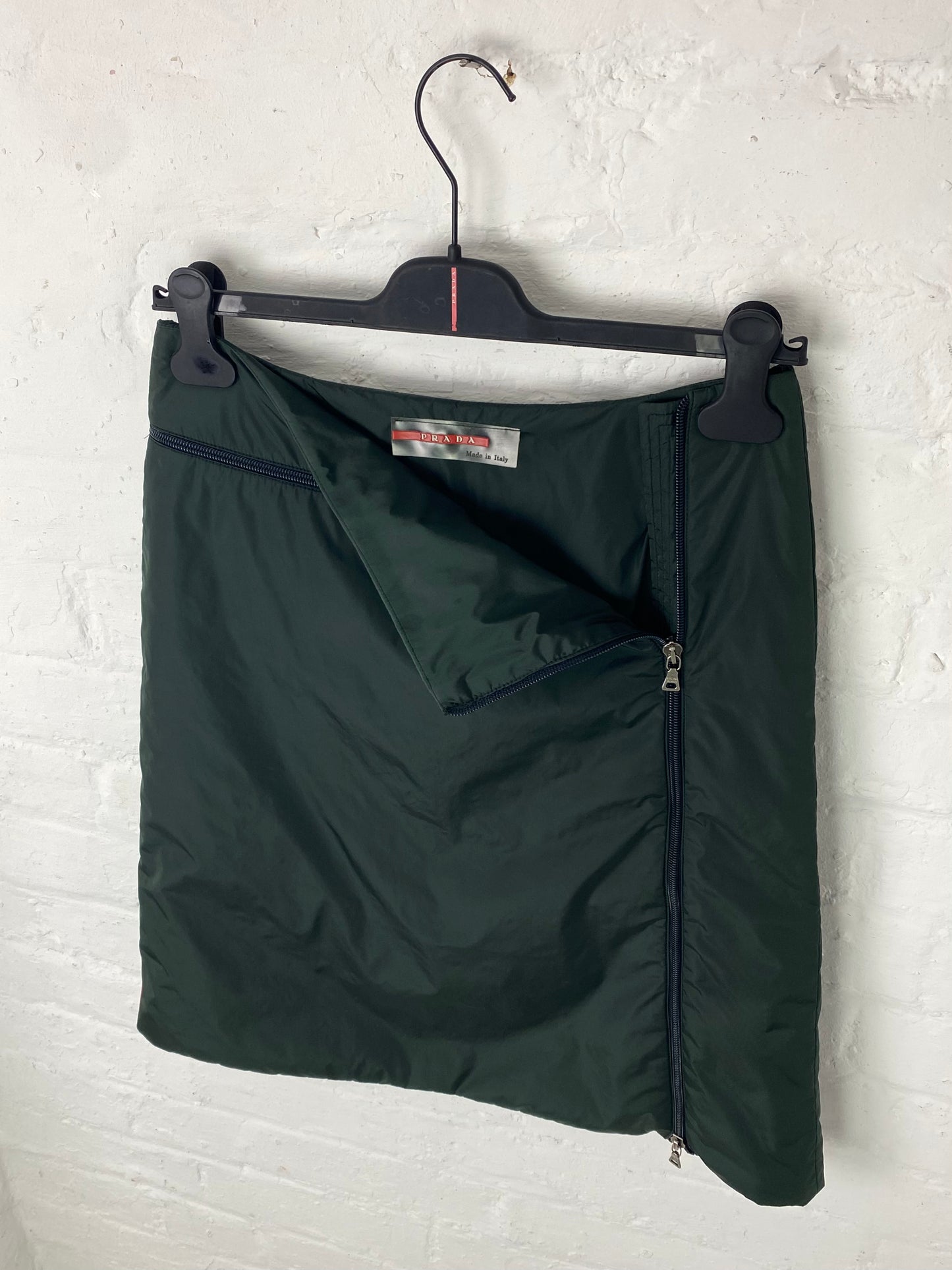 FW 99 Prada Sport Tech Zip Skirt