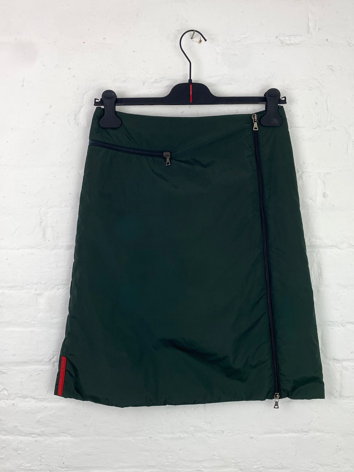 FW 99 Prada Sport Tech Zip Skirt