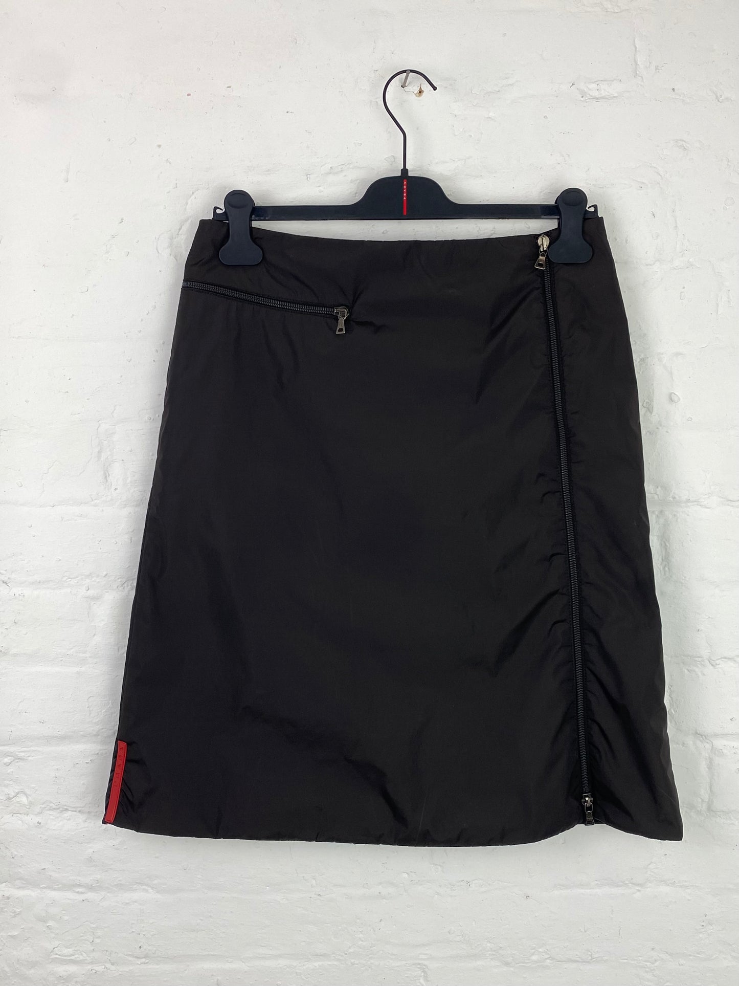 FW 99 Prada Sport Tech Zip Skirt