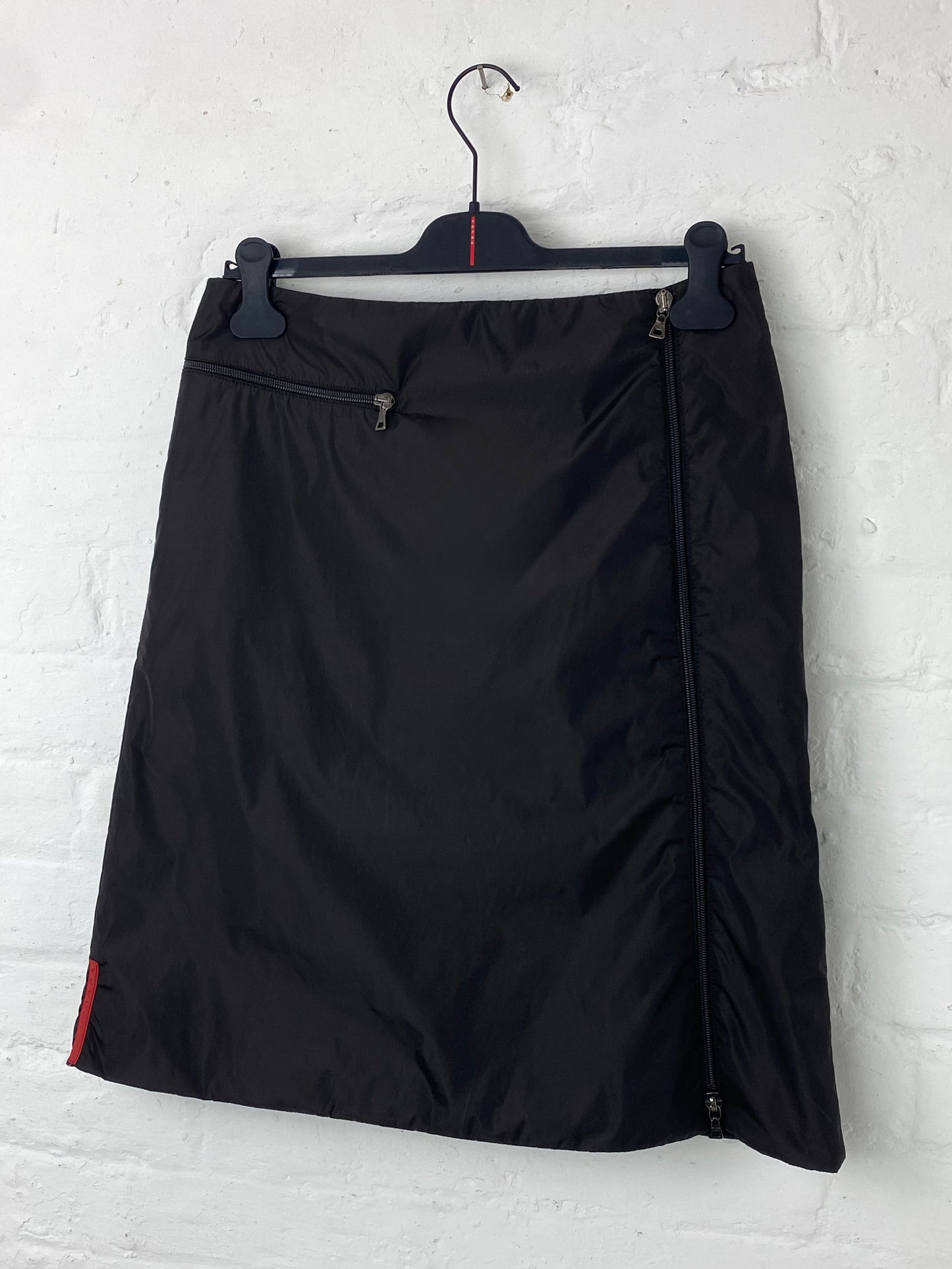 FW 99 Prada Sport Tech Zip Skirt