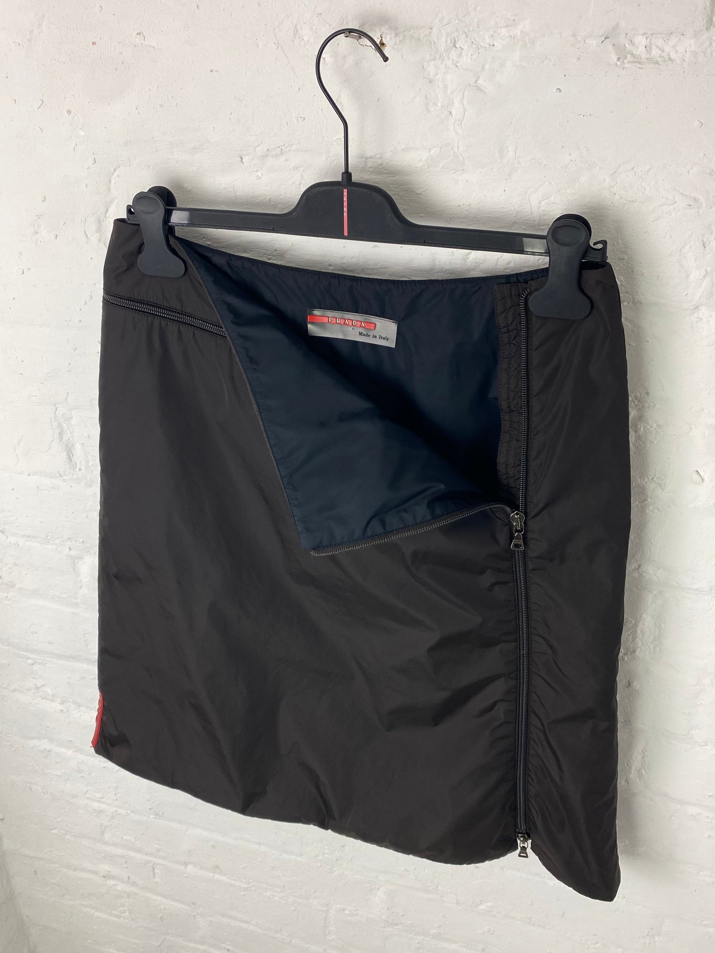 FW 99 Prada Sport Tech Zip Skirt
