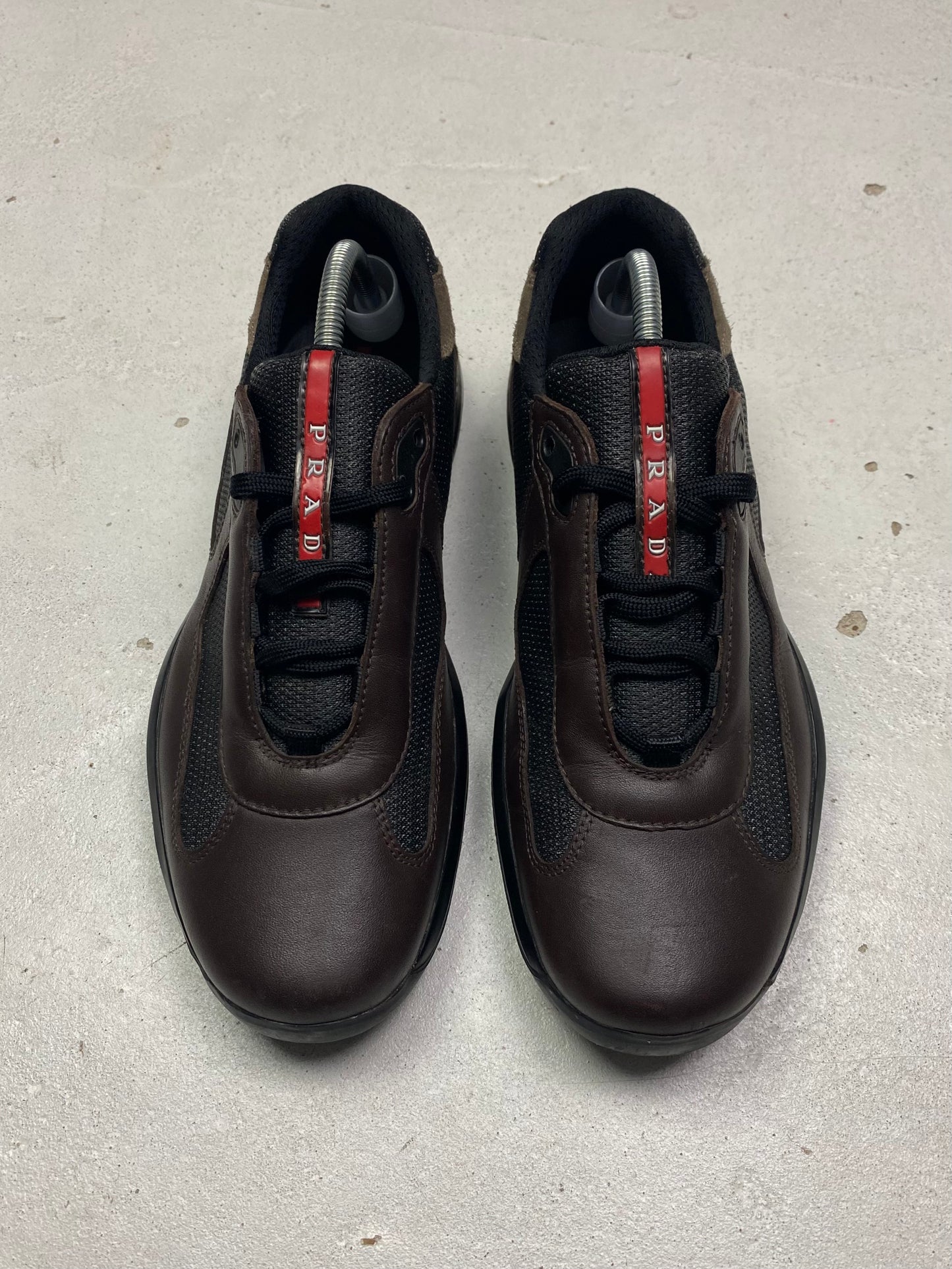 Prada Americas Cup Leather Trainers