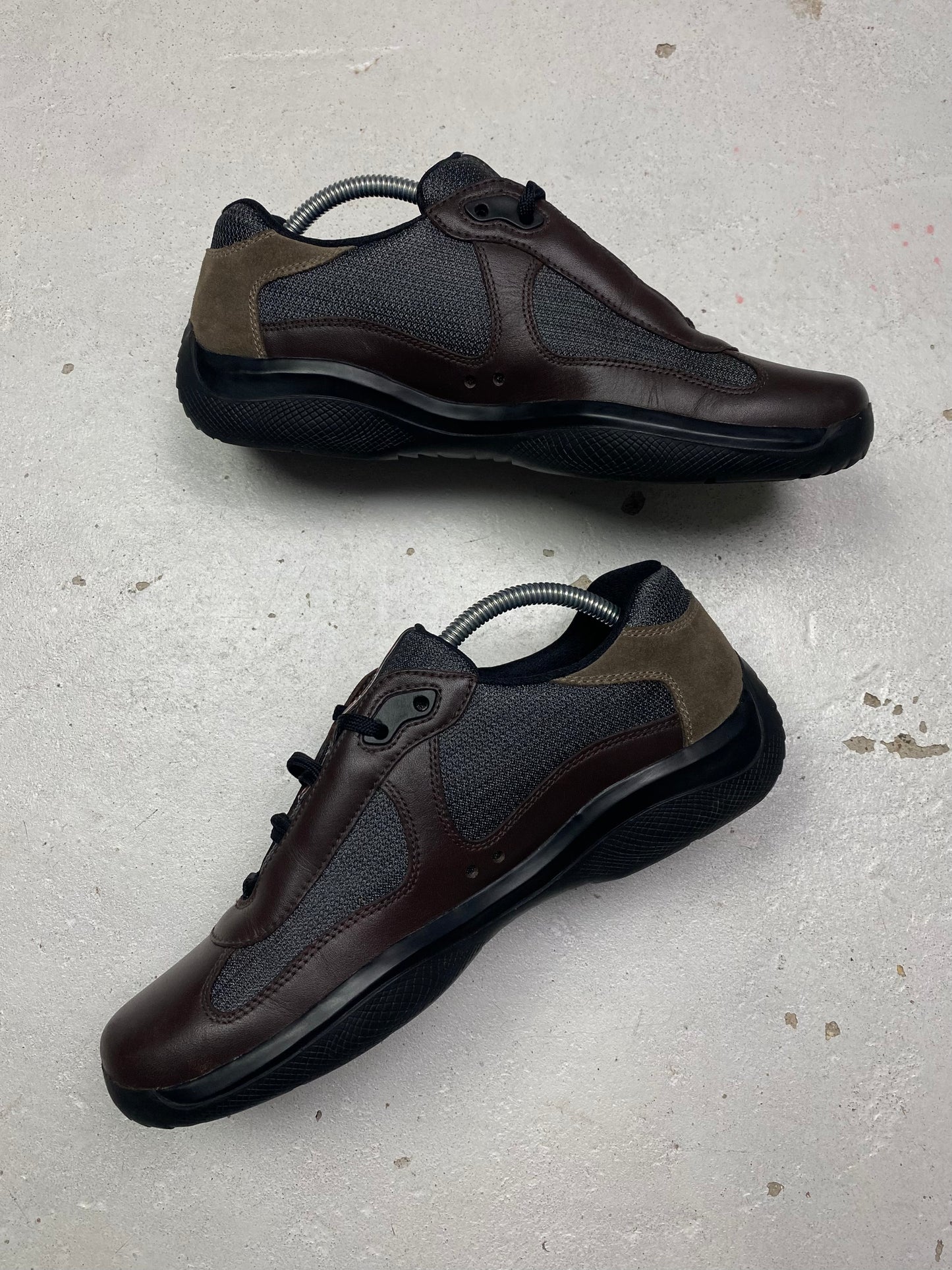 Prada Americas Cup Leather Trainers