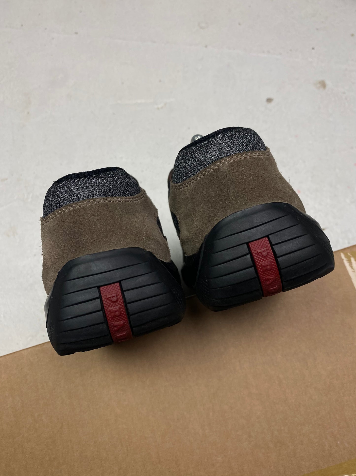 Prada Americas Cup Leather Trainers
