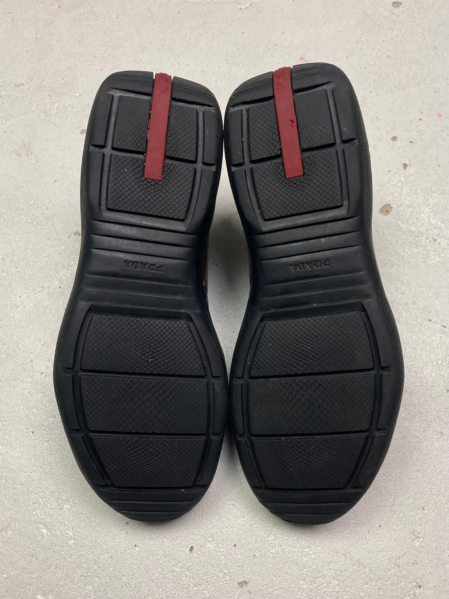 Prada Americas Cup Leather Trainers