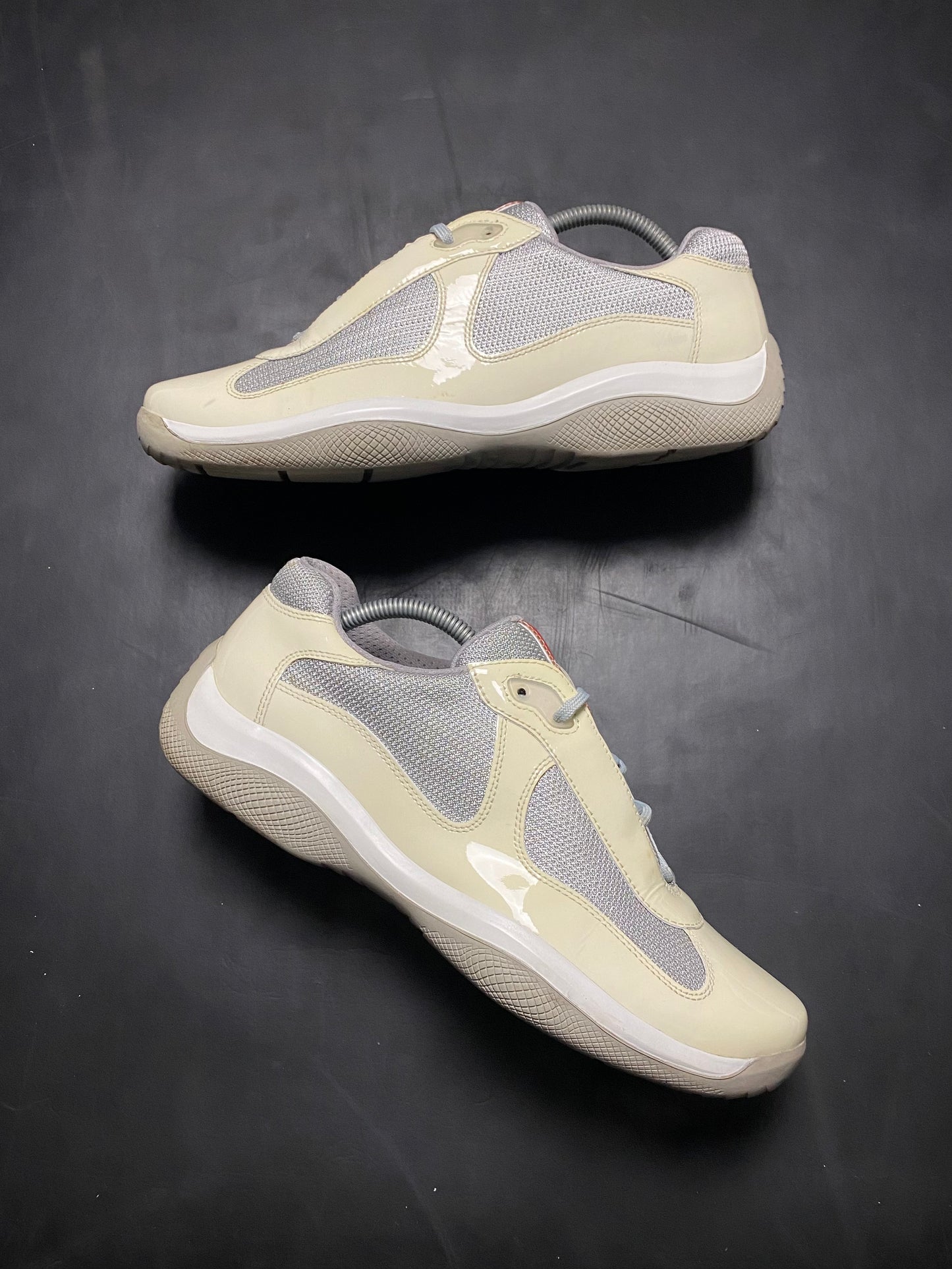 Prada Americas Cup Patent Trainers