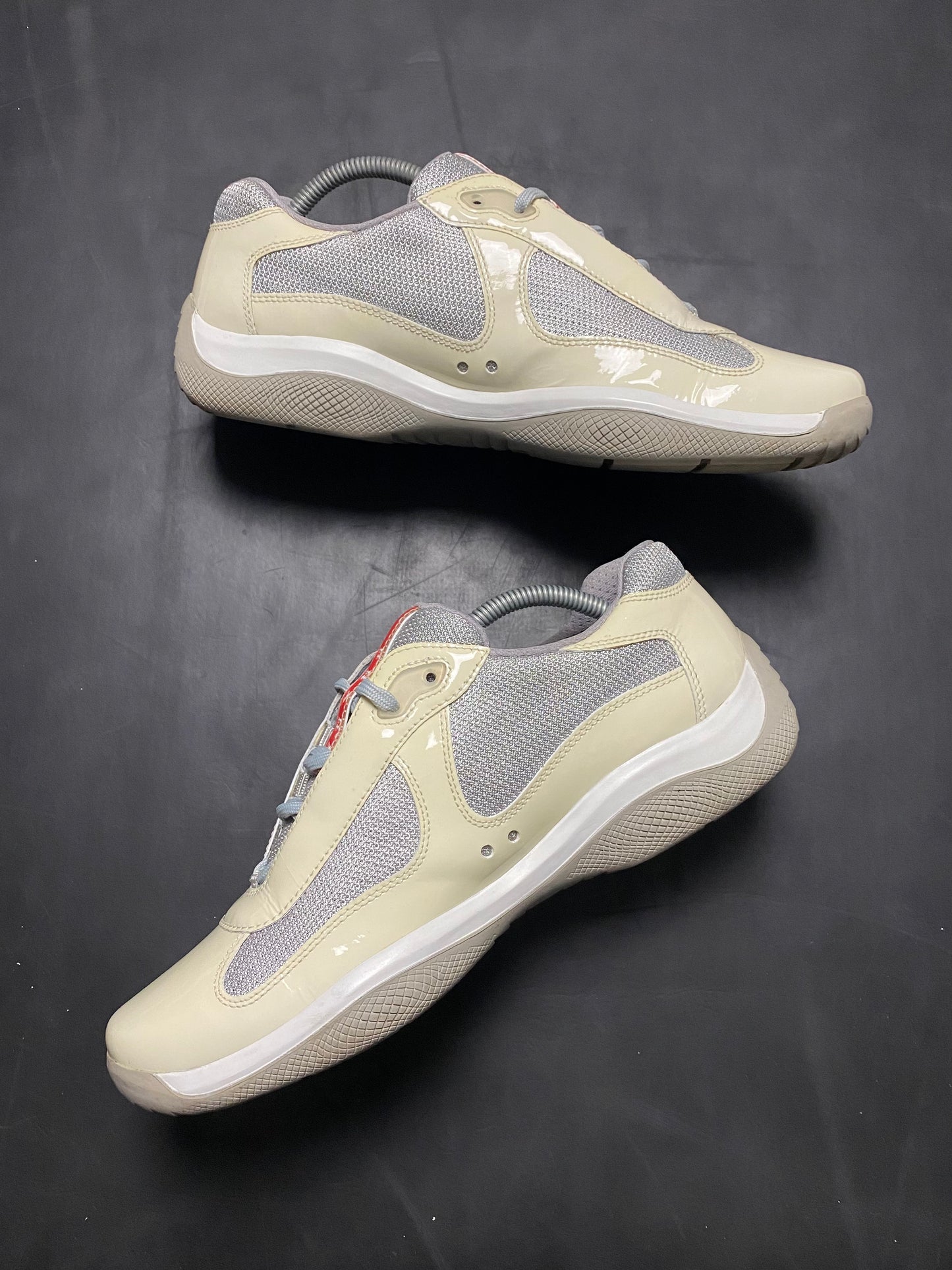 Prada Americas Cup Patent Trainers