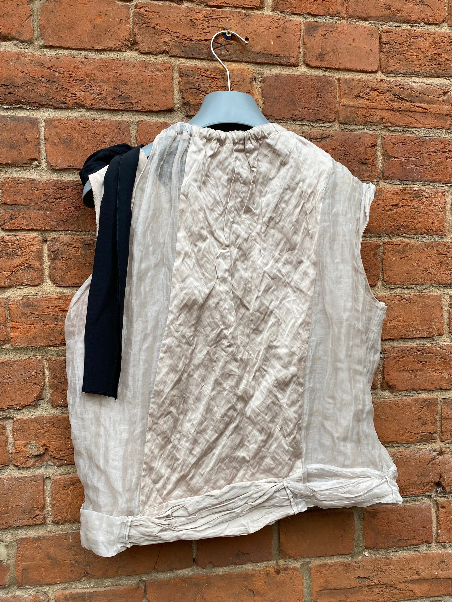 SS 09 Prada Silk Dual Layer Vest