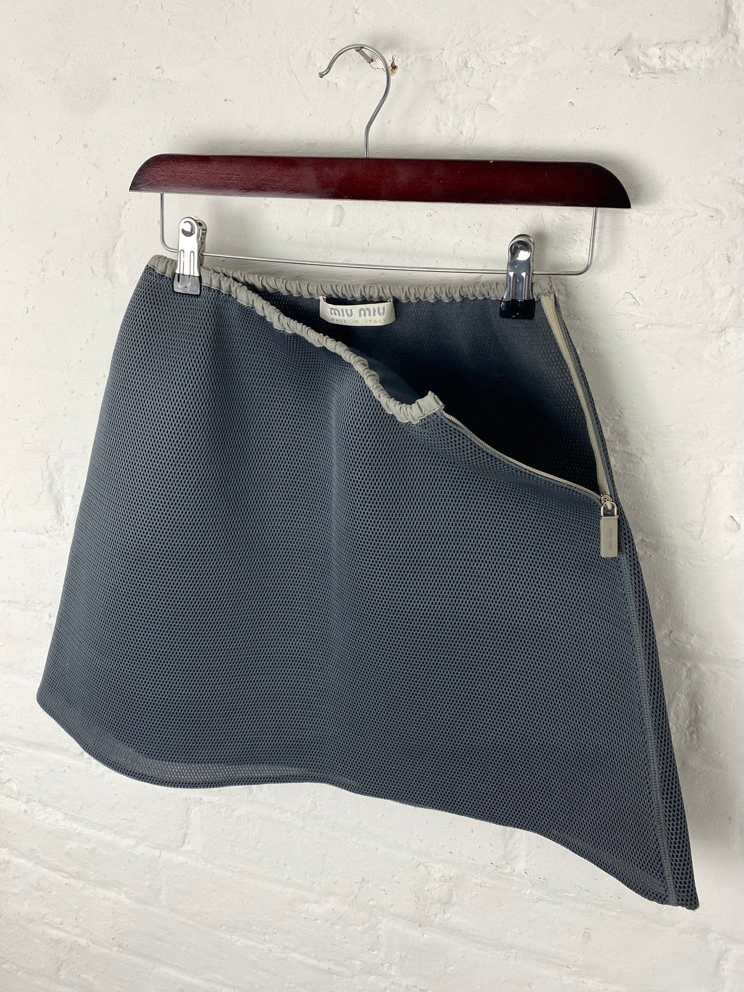 SS 99 Miu Miu Mesh Skirt