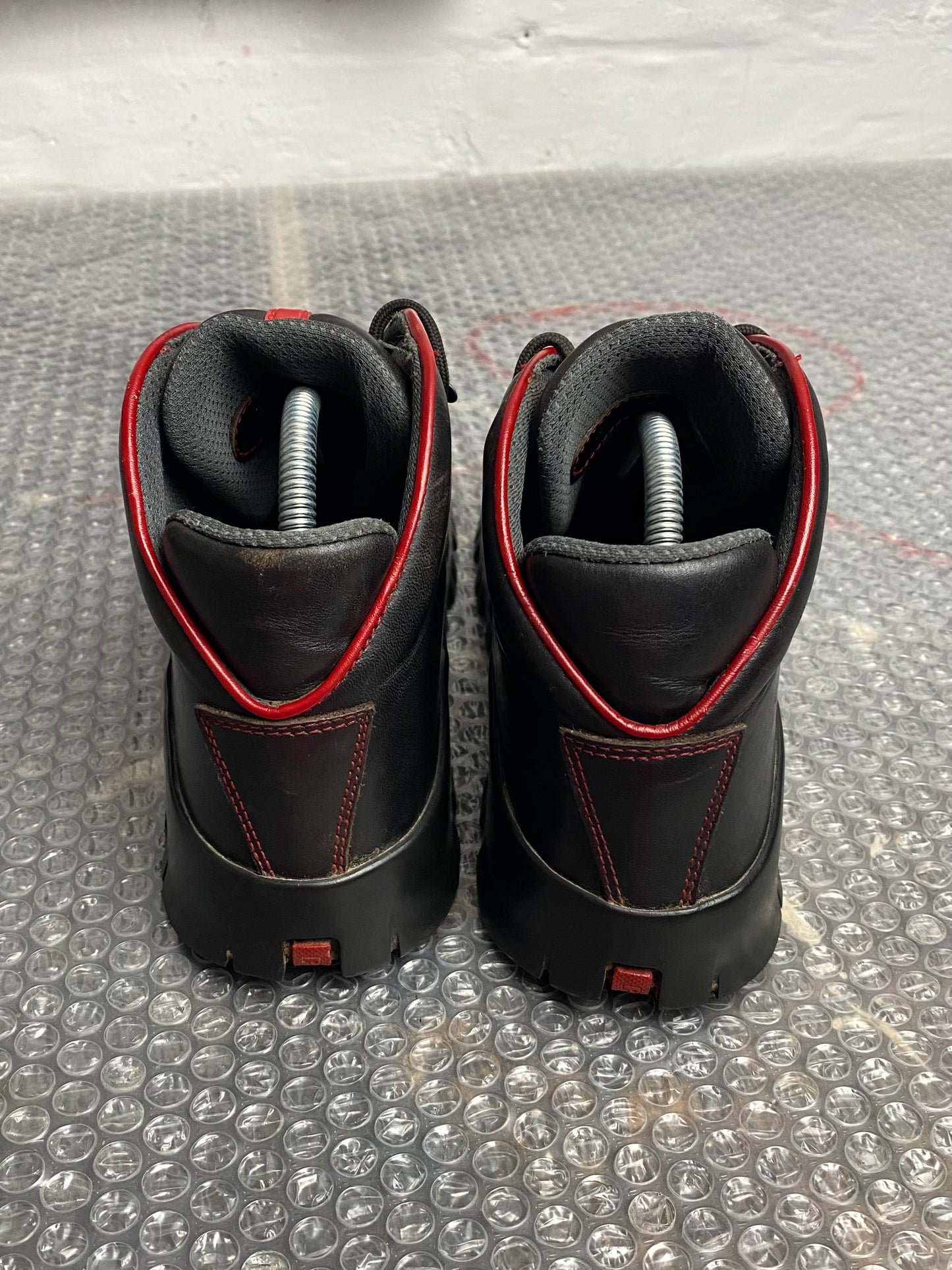 Prada Sport Leather Hiking Boots