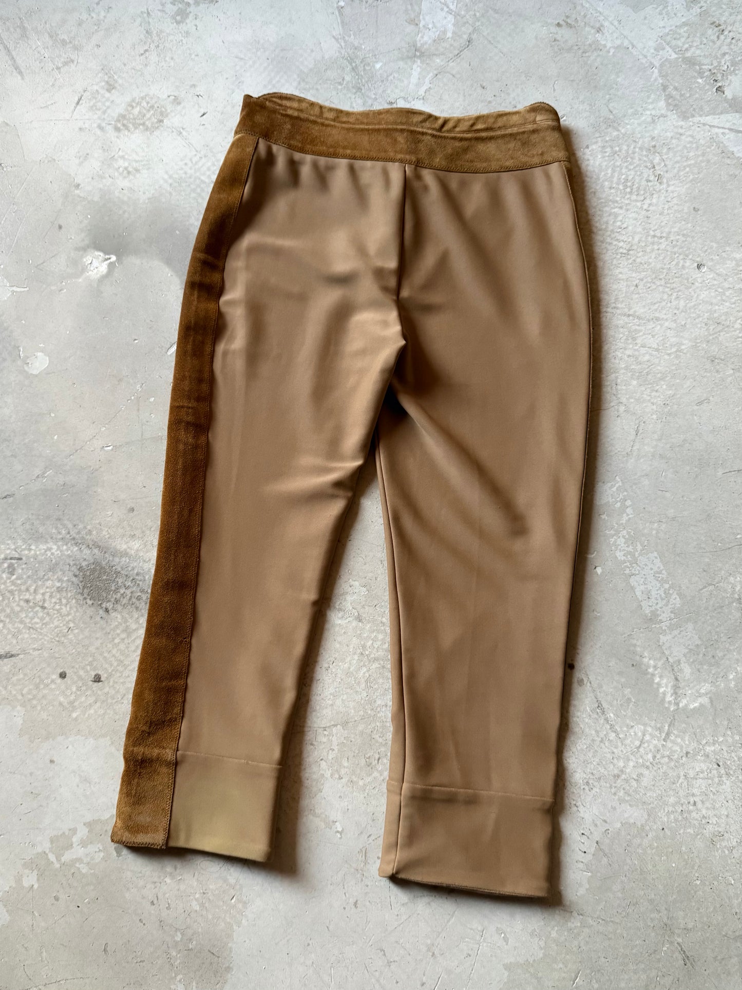 FW 99 Miu Miu Suede Panelled Capri