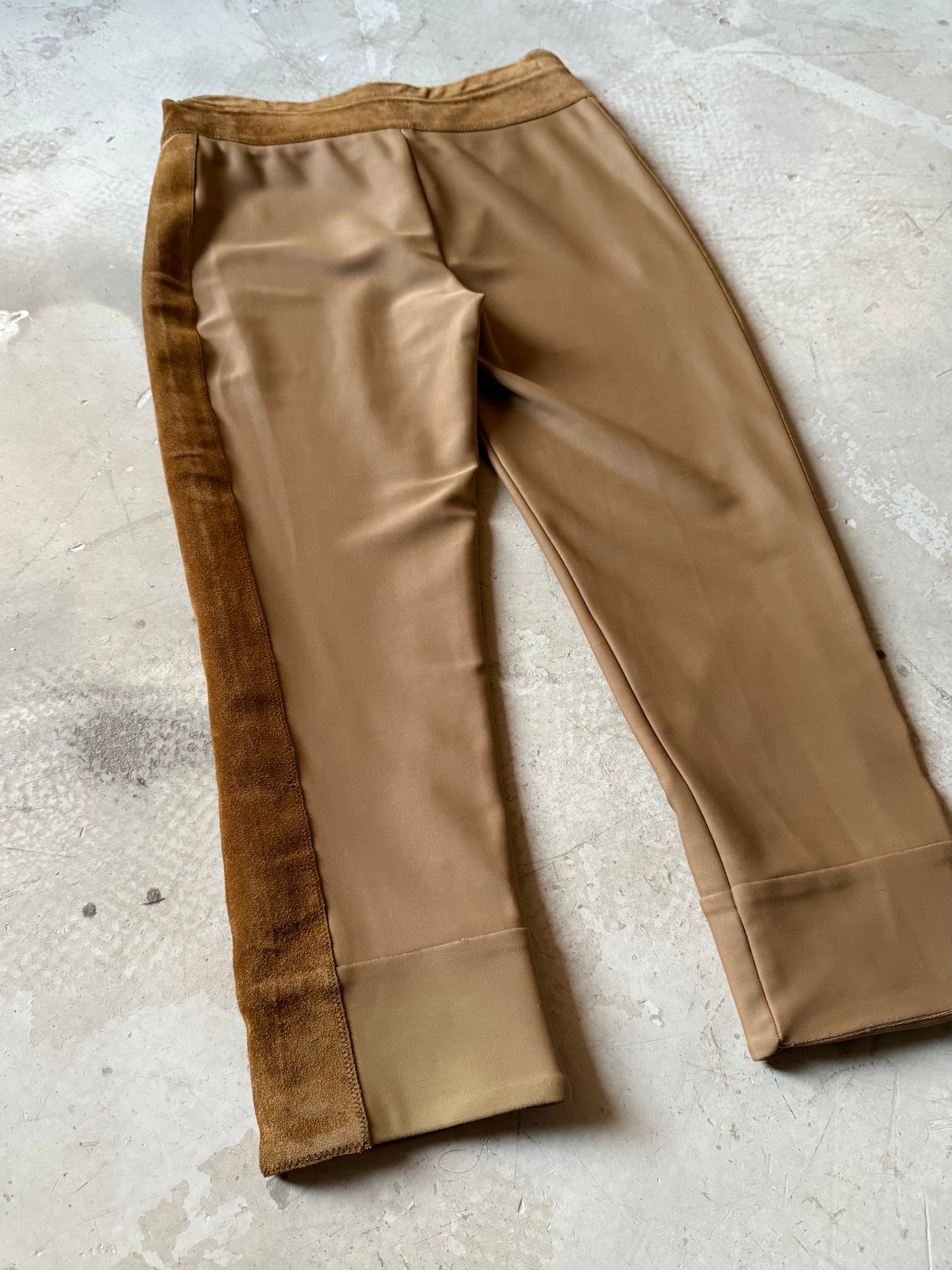 FW 99 Miu Miu Suede Panelled Capri