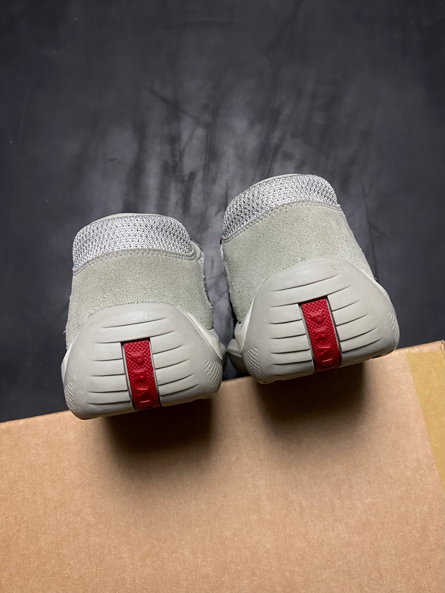 2007 Prada Americas Cup Crocodile Leather Trainers