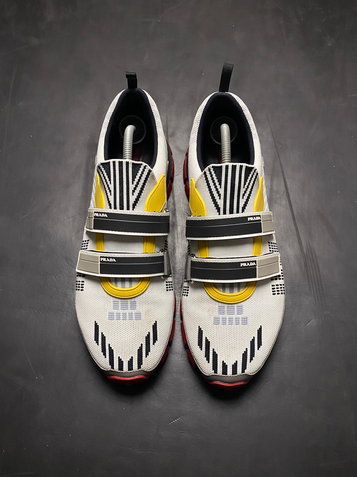 SS 18 Prada Linea Rossa Cross Section Knitted Trainers