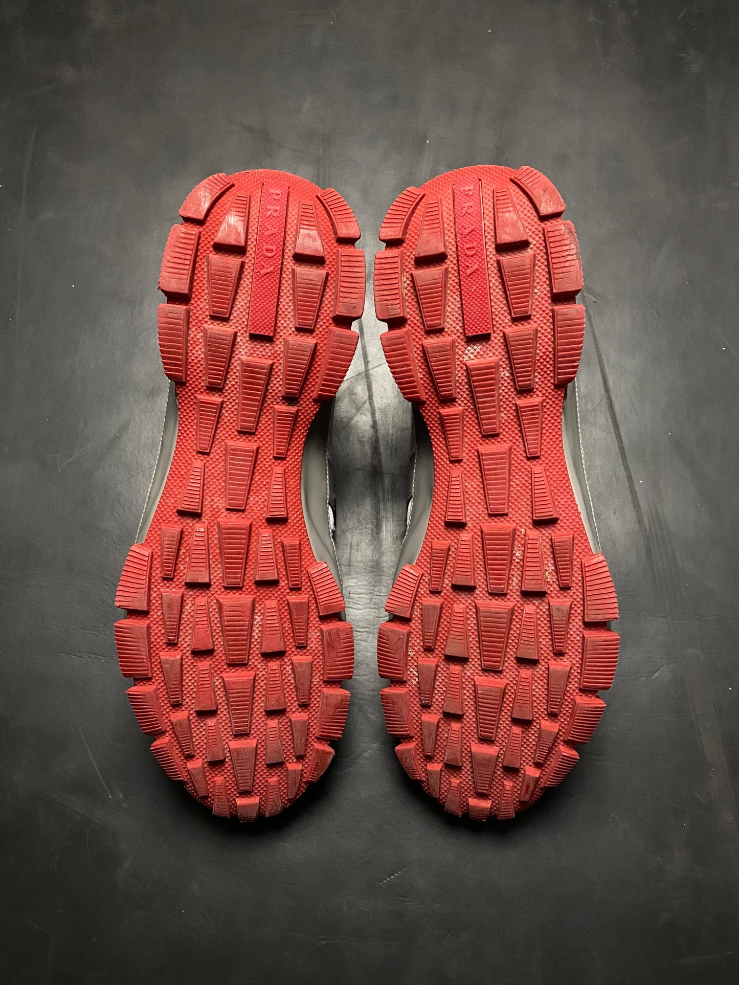 SS 18 Prada Linea Rossa Cross Section Knitted Trainers