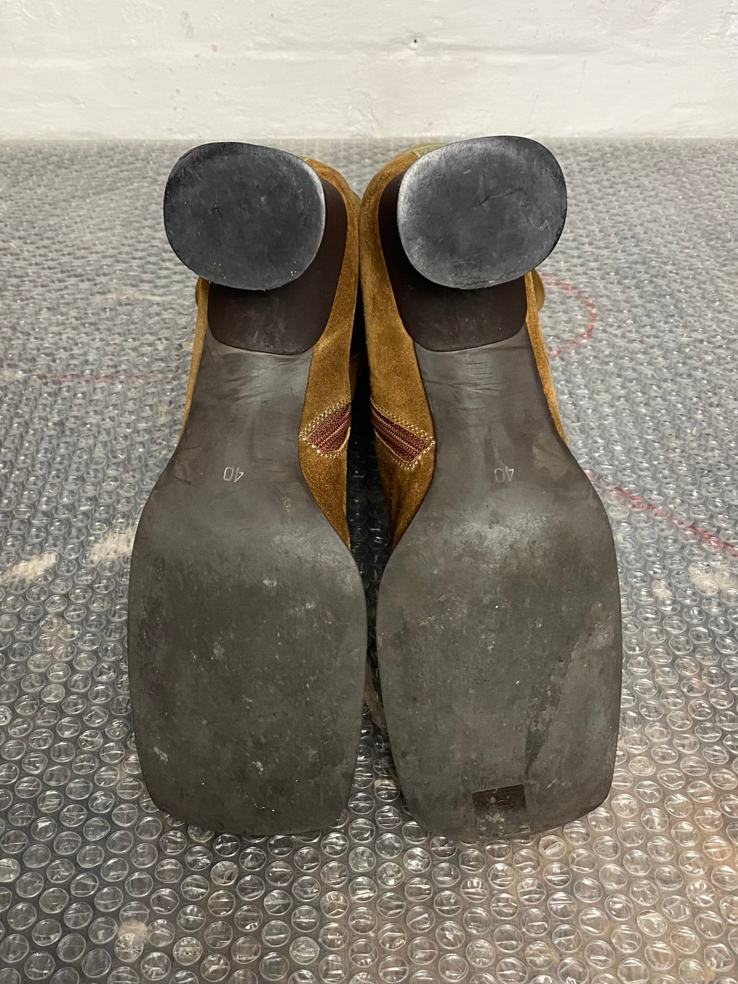 FW 99 Miu Miu Suede Boots