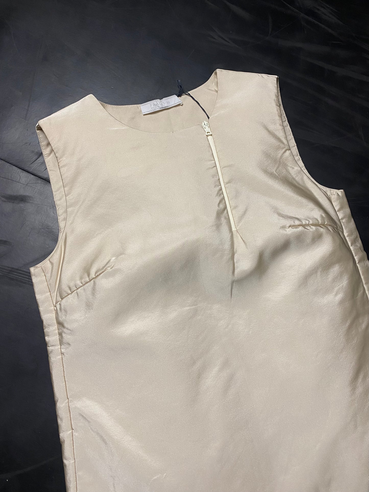 FW 98 Prada Padded Silk Vest