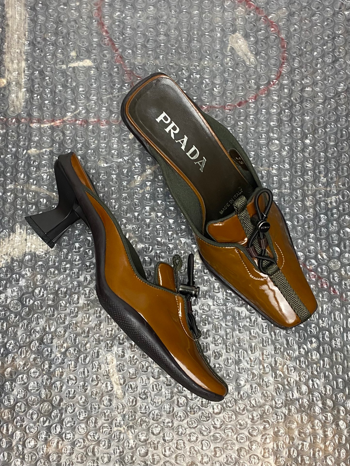 FW 99 Prada Patent Heels