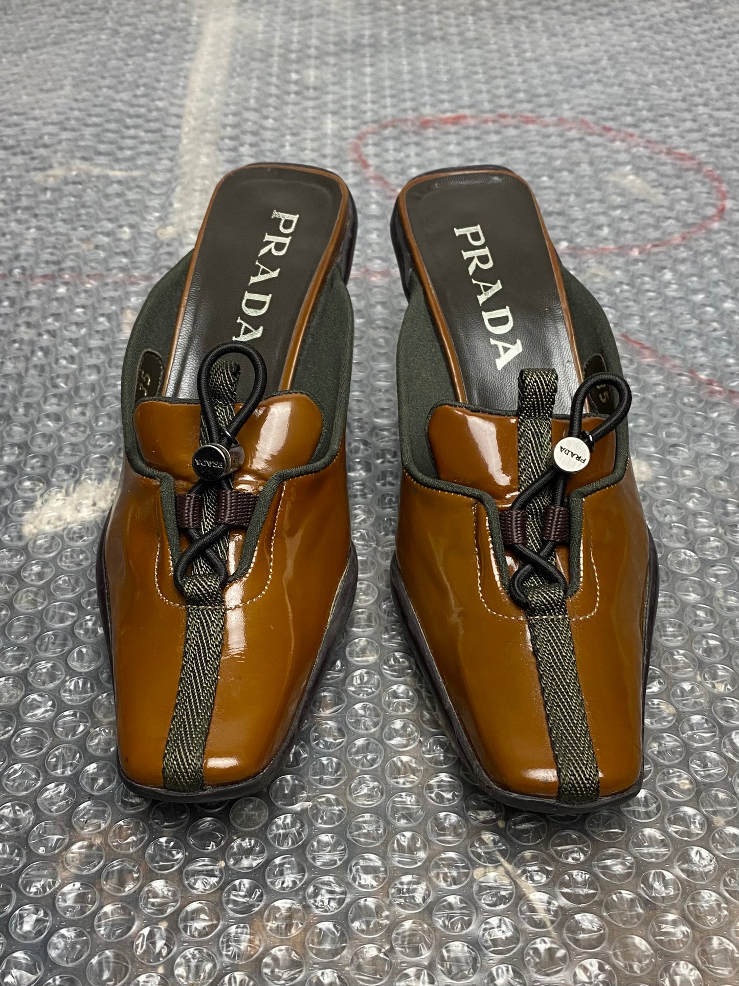 FW 99 Prada Patent Heels