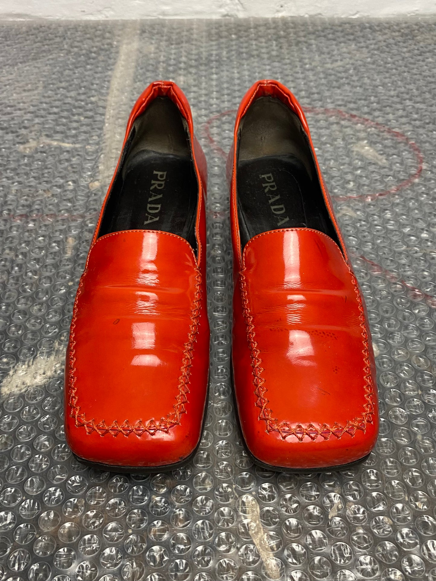 FW 99 Prada Patent Loafers