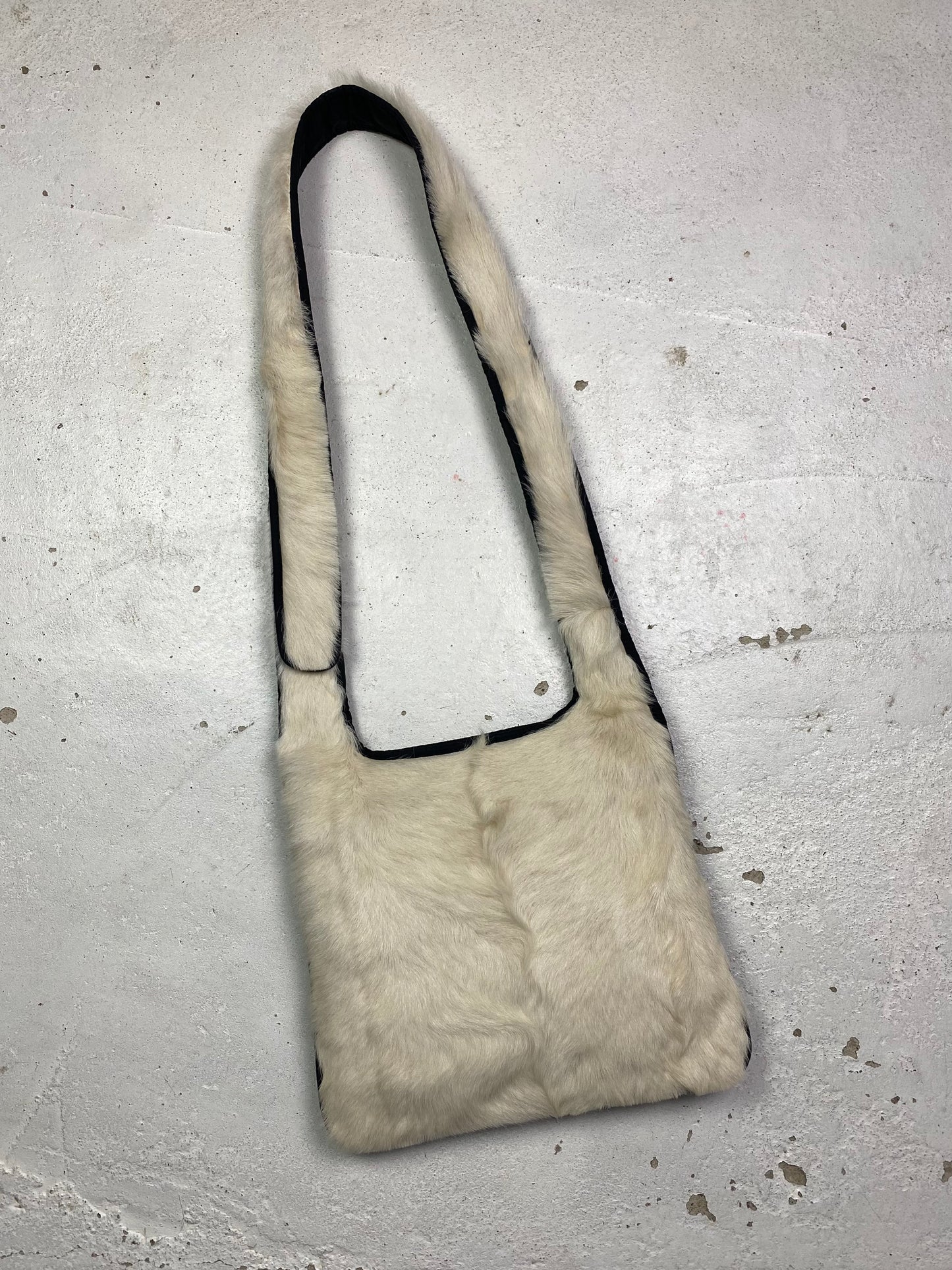 FW 99 Prada Sport Reversible Fur Sidebag