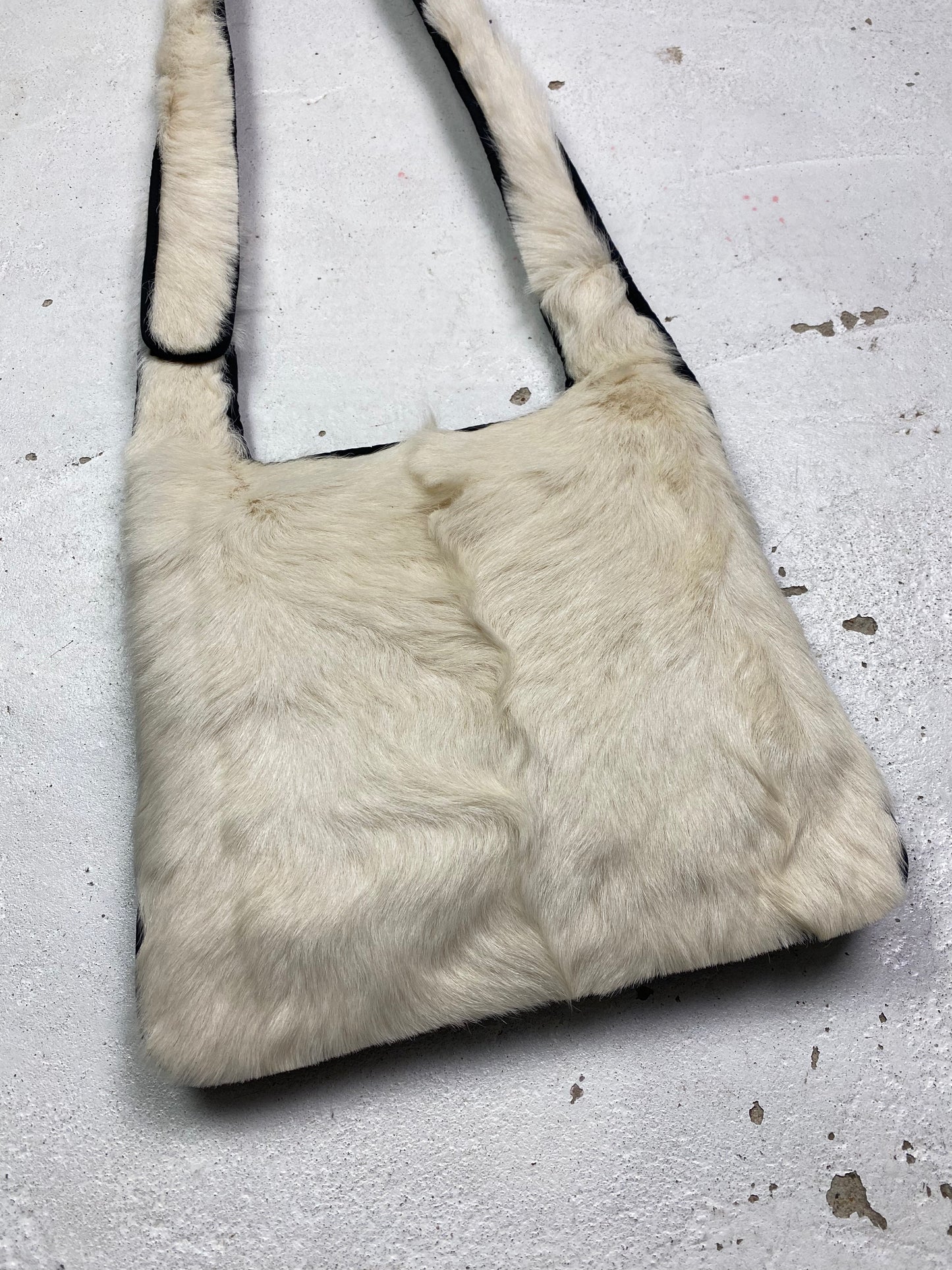 FW 99 Prada Sport Reversible Fur Sidebag