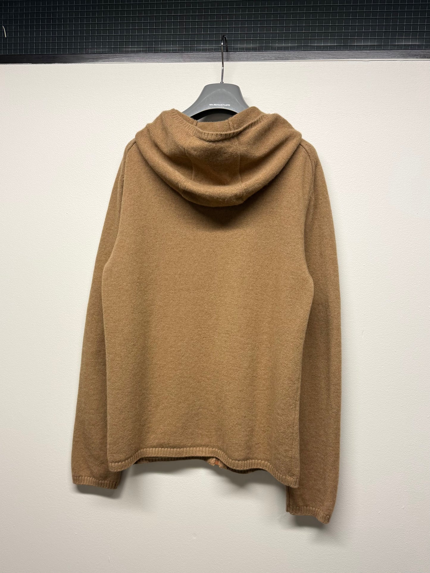 FW 99 Prada Camel Wool Hoodie