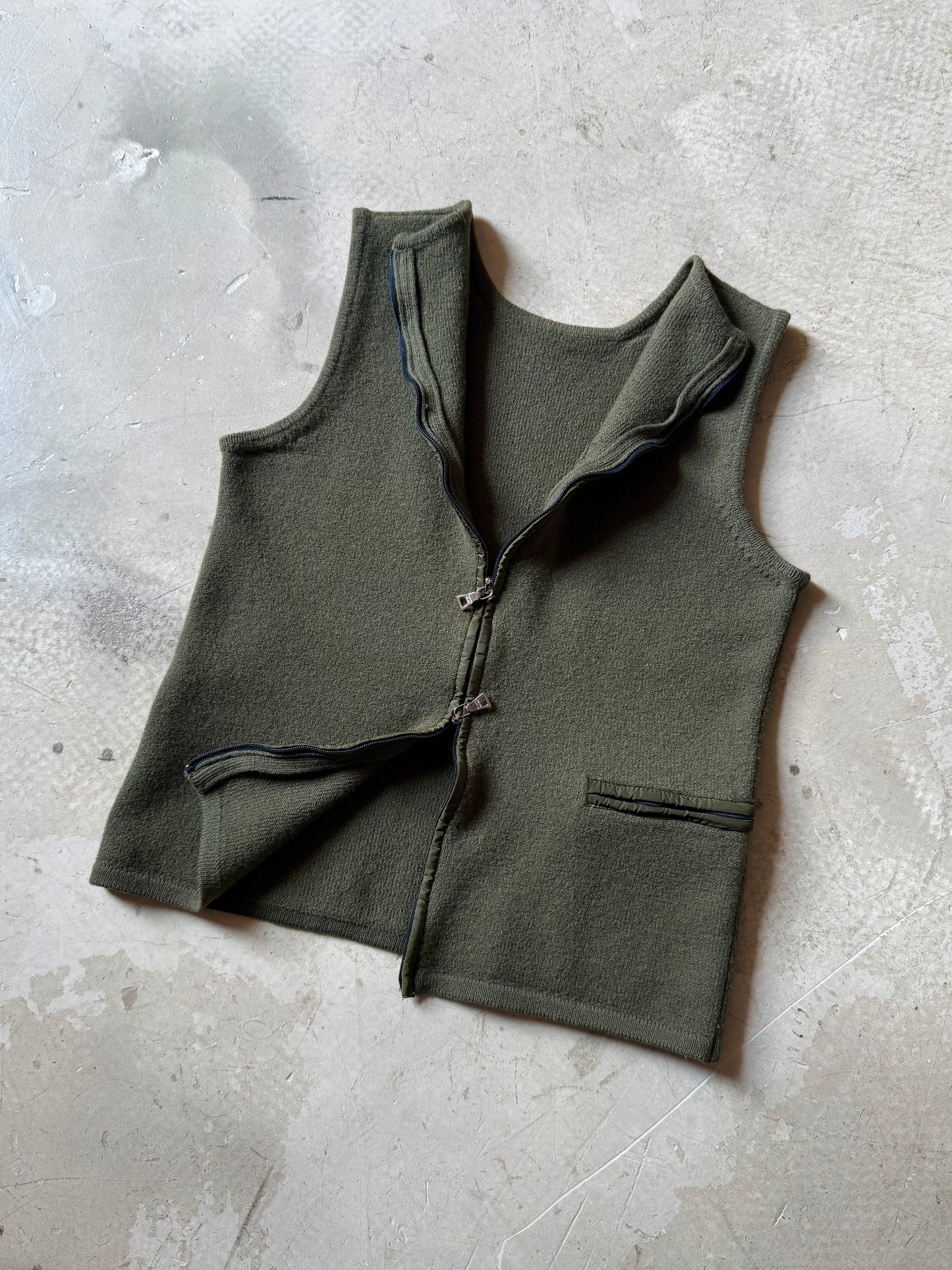 FW 99 Prada Asymmetrical Wool Set