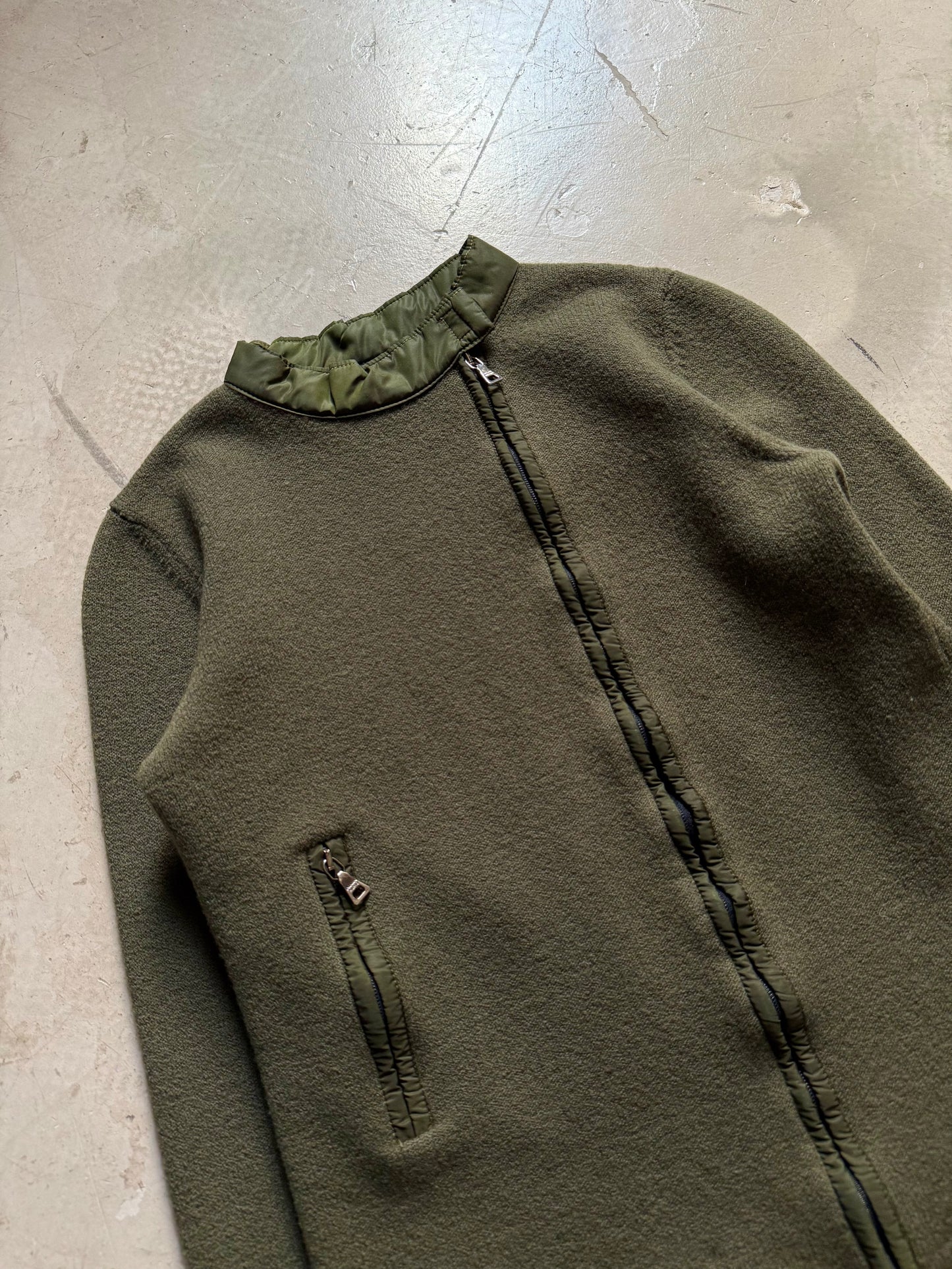 FW 99 Prada Asymmetrical Wool Set