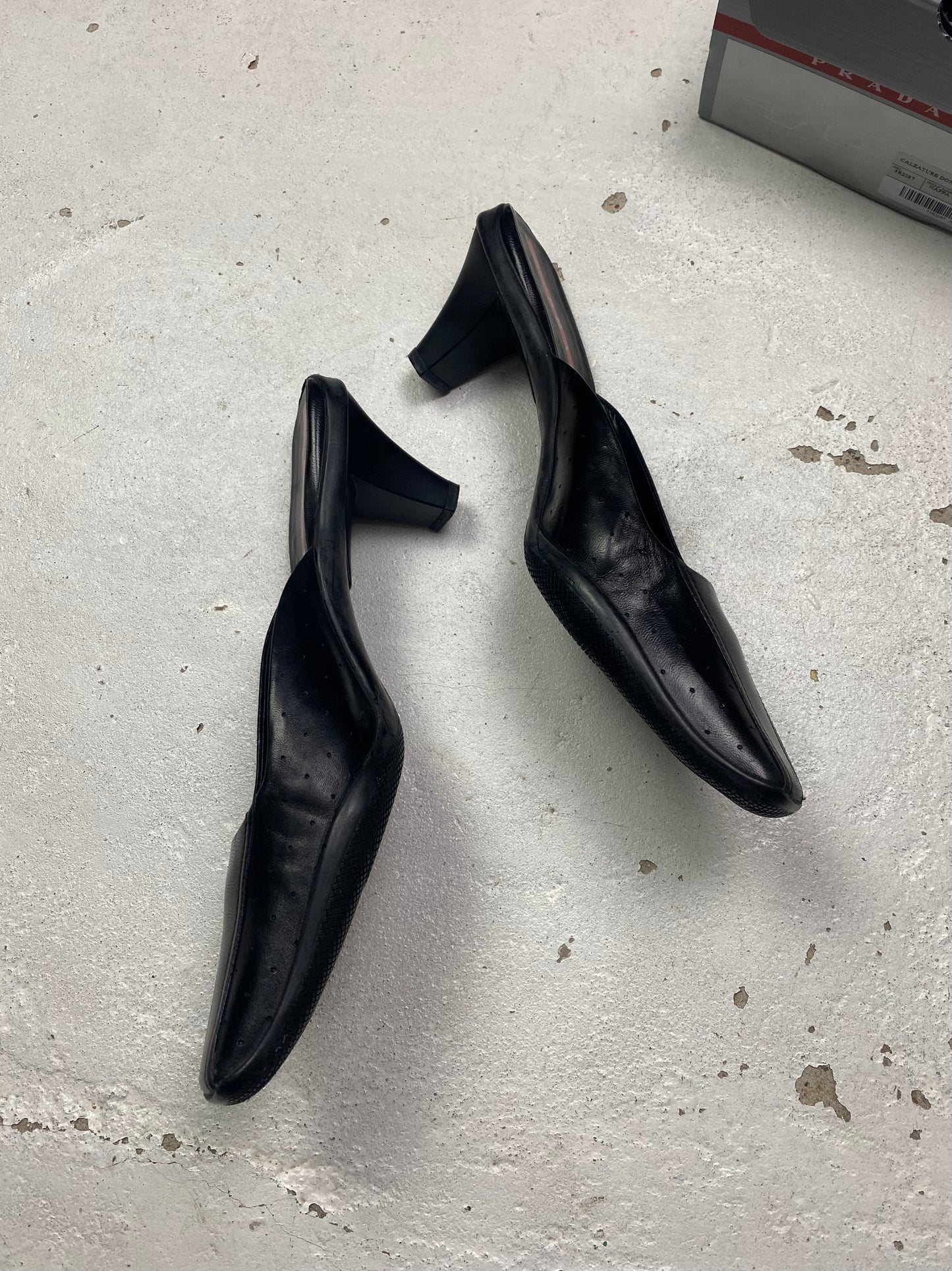 Prada Sport Leather Mules