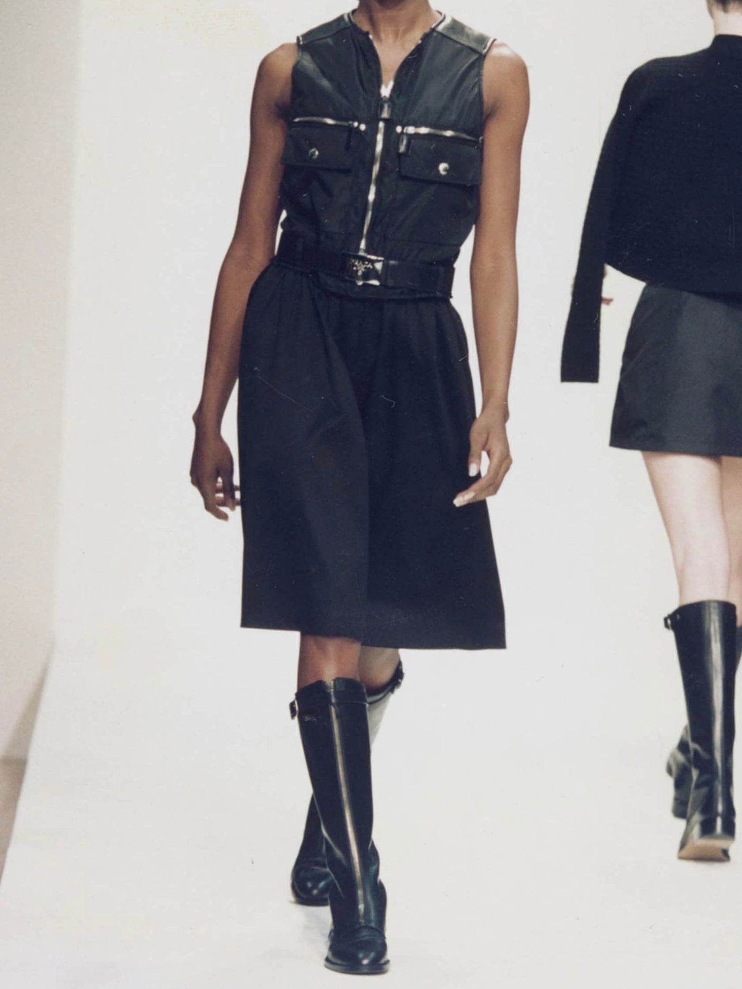 FW 94 Prada Leather Riding Boots