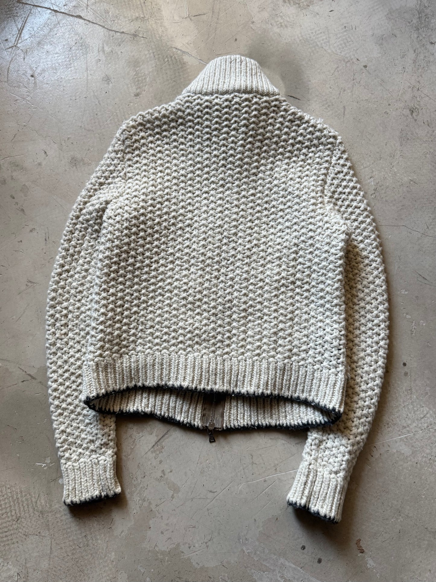 Prada Sport Knitted Fur Tracktop