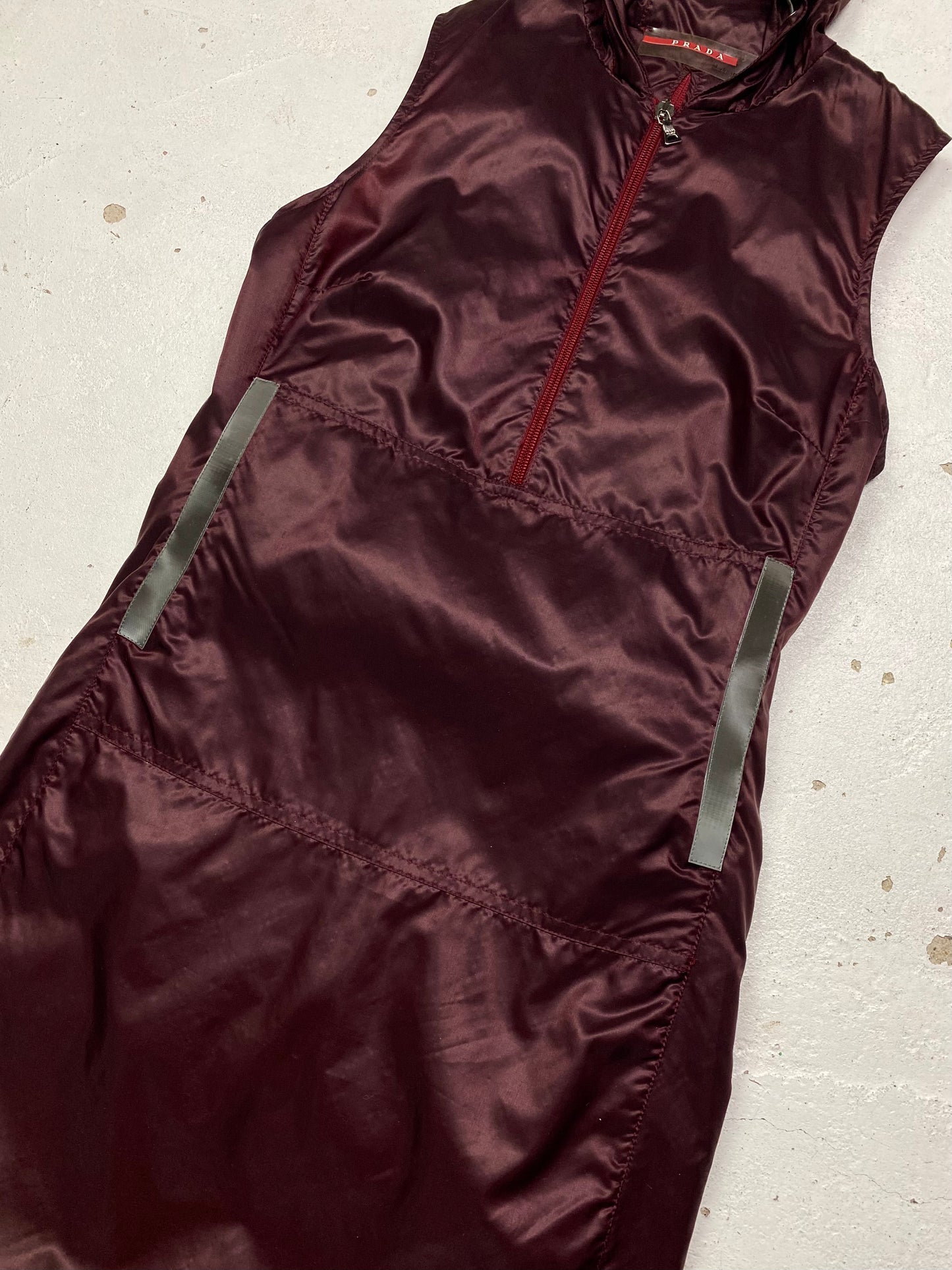 SS 99 Prada Sport Hooded Dress